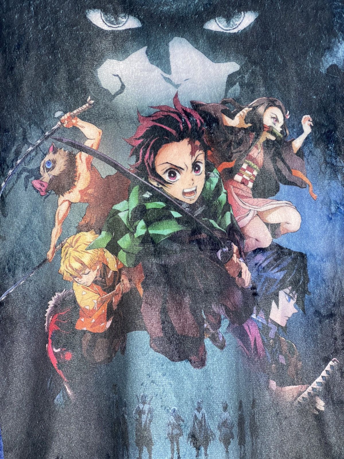 Cartoon Network Vintage Demon Slayer Printed Fleece / Anime Akira Evangelion Size US M / EU 48-50 / 2 - 3 Thumbnail