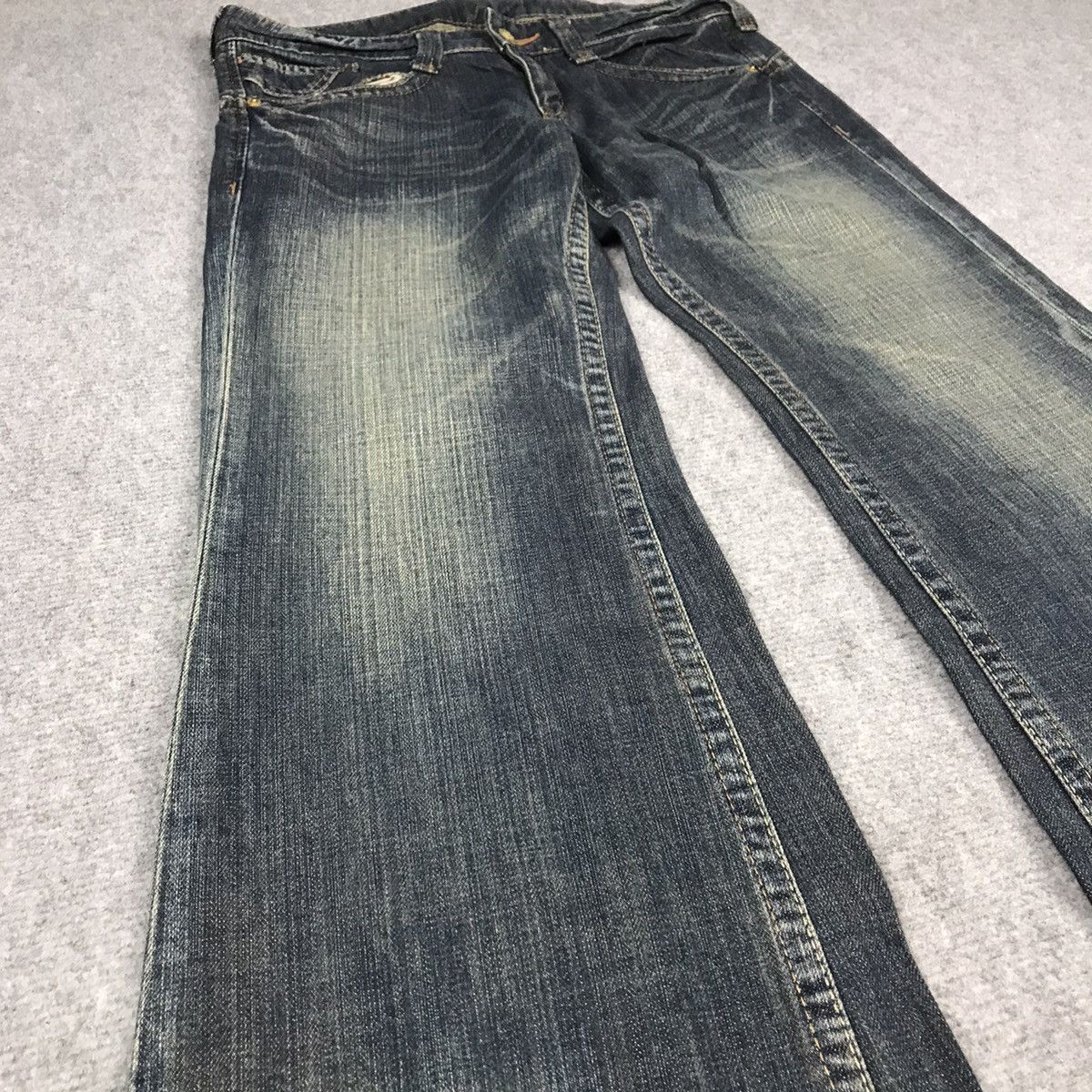Japanese Brand FLARED DENIM 💀SWEET HIP BOOTCUT DENIM PANTS Size 30" / US 8 / IT 44 - 5 Thumbnail