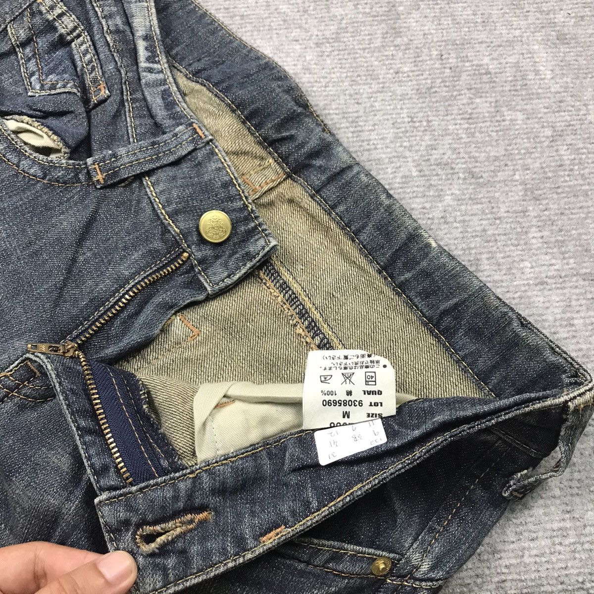 Japanese Brand FLARED DENIM 💀SWEET HIP BOOTCUT DENIM PANTS Size 30" / US 8 / IT 44 - 16 Thumbnail