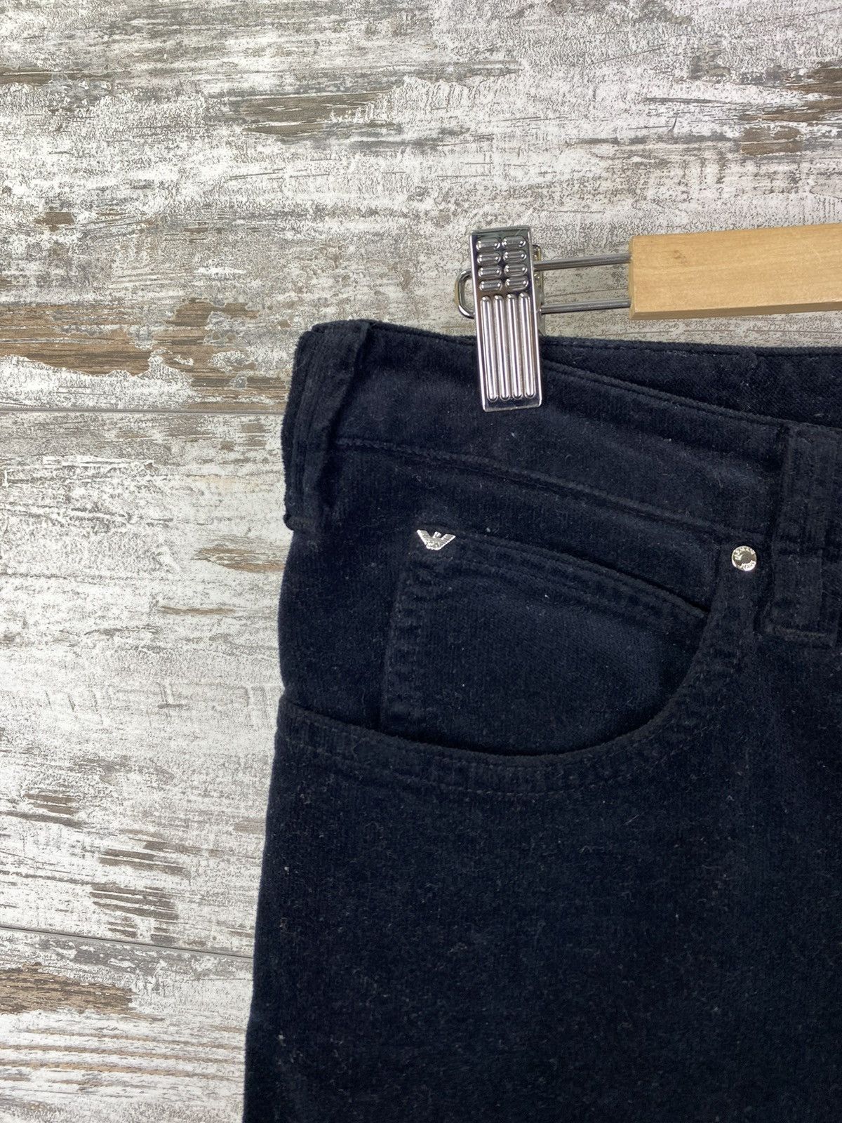 Armani × Emporio Armani Mens Vintage Armani Jeans Corduroy velvet pants luxury Size US 30 / EU 46 - 4 Thumbnail