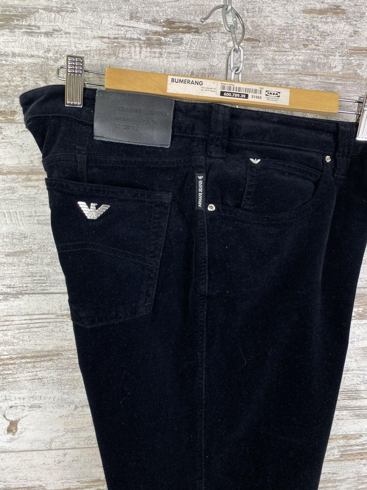 Armani × Emporio Armani Mens Vintage Armani Jeans Corduroy velvet pants luxury Size US 30 / EU 46 - 20 Thumbnail