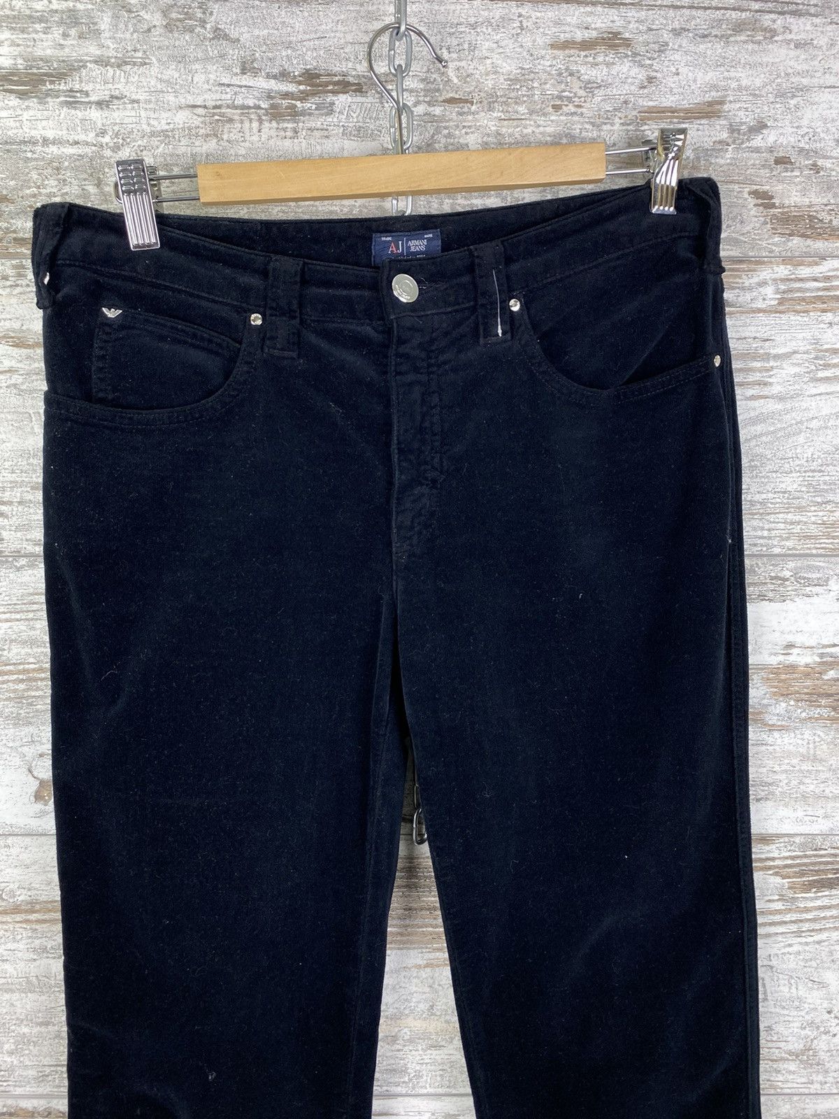 Armani × Emporio Armani Mens Vintage Armani Jeans Corduroy velvet pants luxury Size US 30 / EU 46 - 2 Thumbnail
