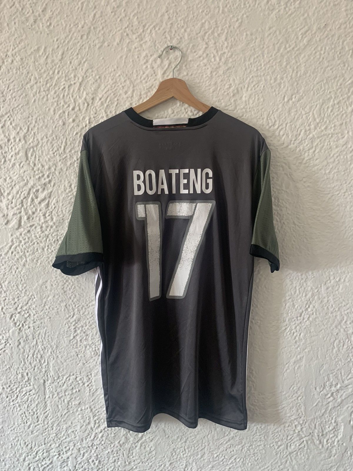 image of 2016 Germany Jerome Boateng Adidas Away Kit in Grey, Men's (Size Large)