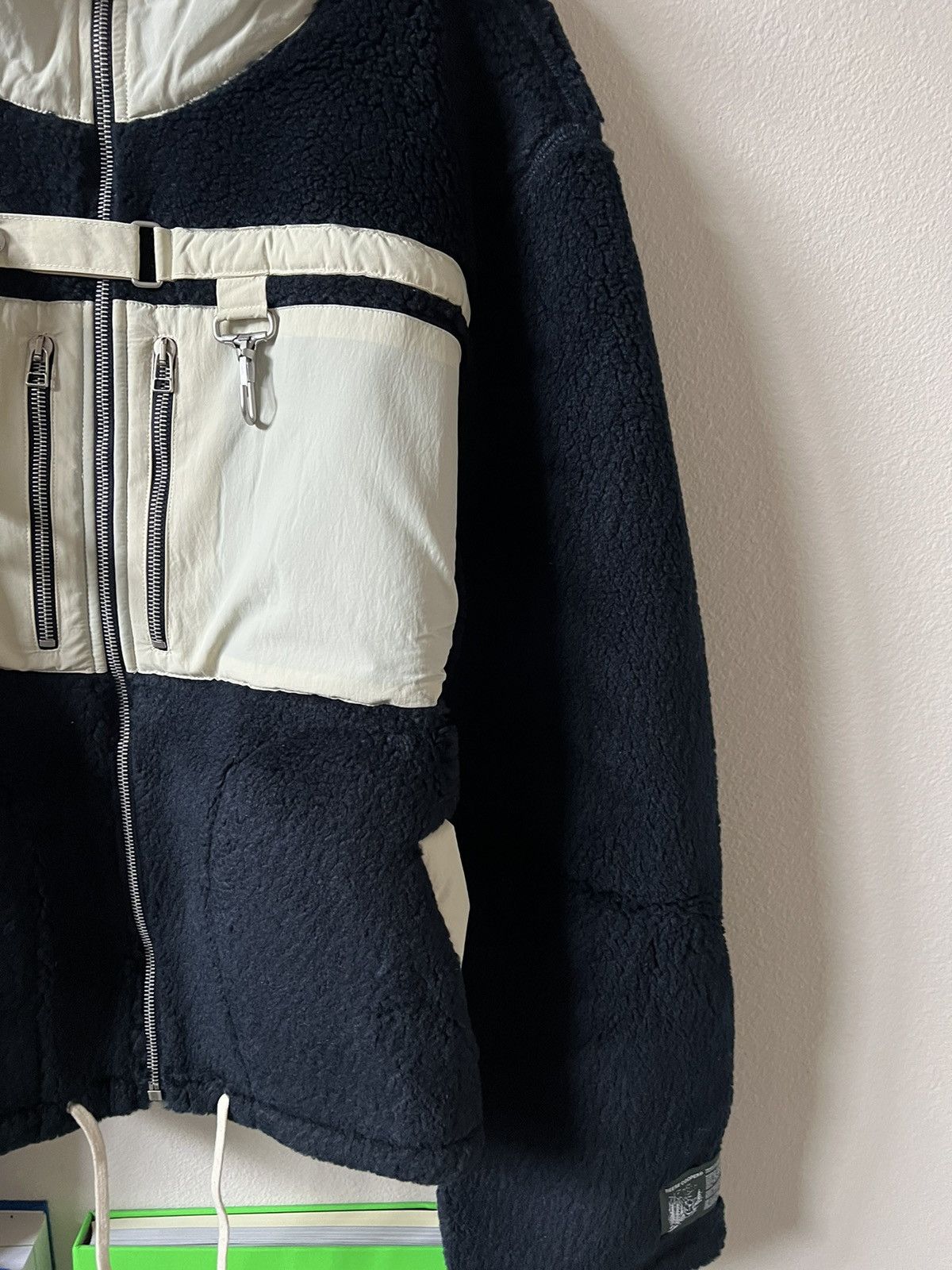 Reese Cooper Reese Cooper Cropped Fleece Jacket Size US XXL / EU 58 / 5 - 5 Thumbnail
