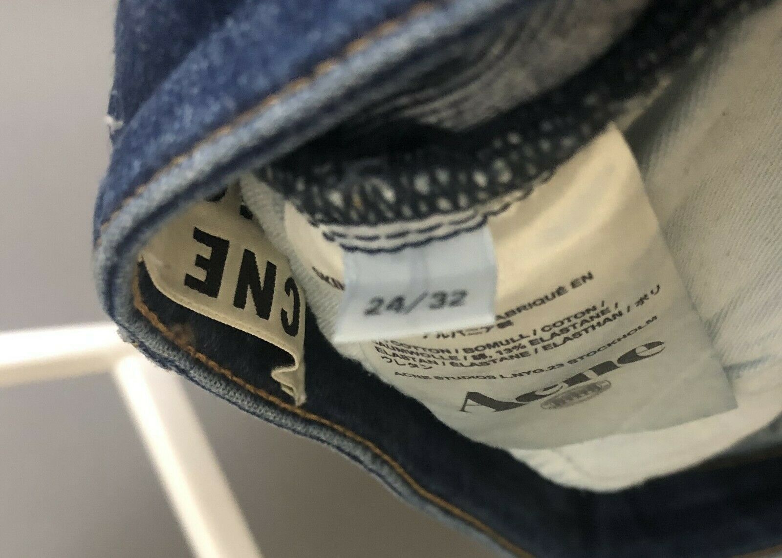 Acne Studios Acne Studios Jeans Skin 5 Used Blue Pants W24 L32 Size US 26 / EU 42 - 7 Thumbnail