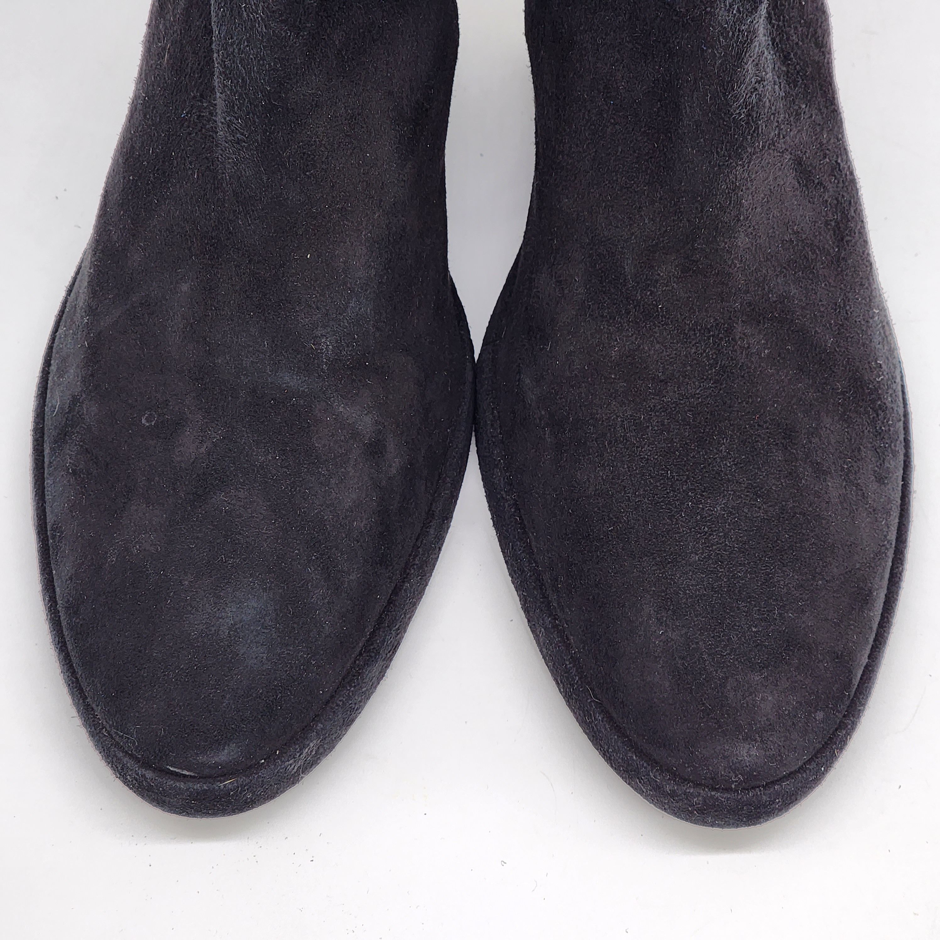 Ann Demeulemeester Ann Demeulemeester - Black Suede Wedge Boots Size US 8 / IT 38 - 4 Thumbnail