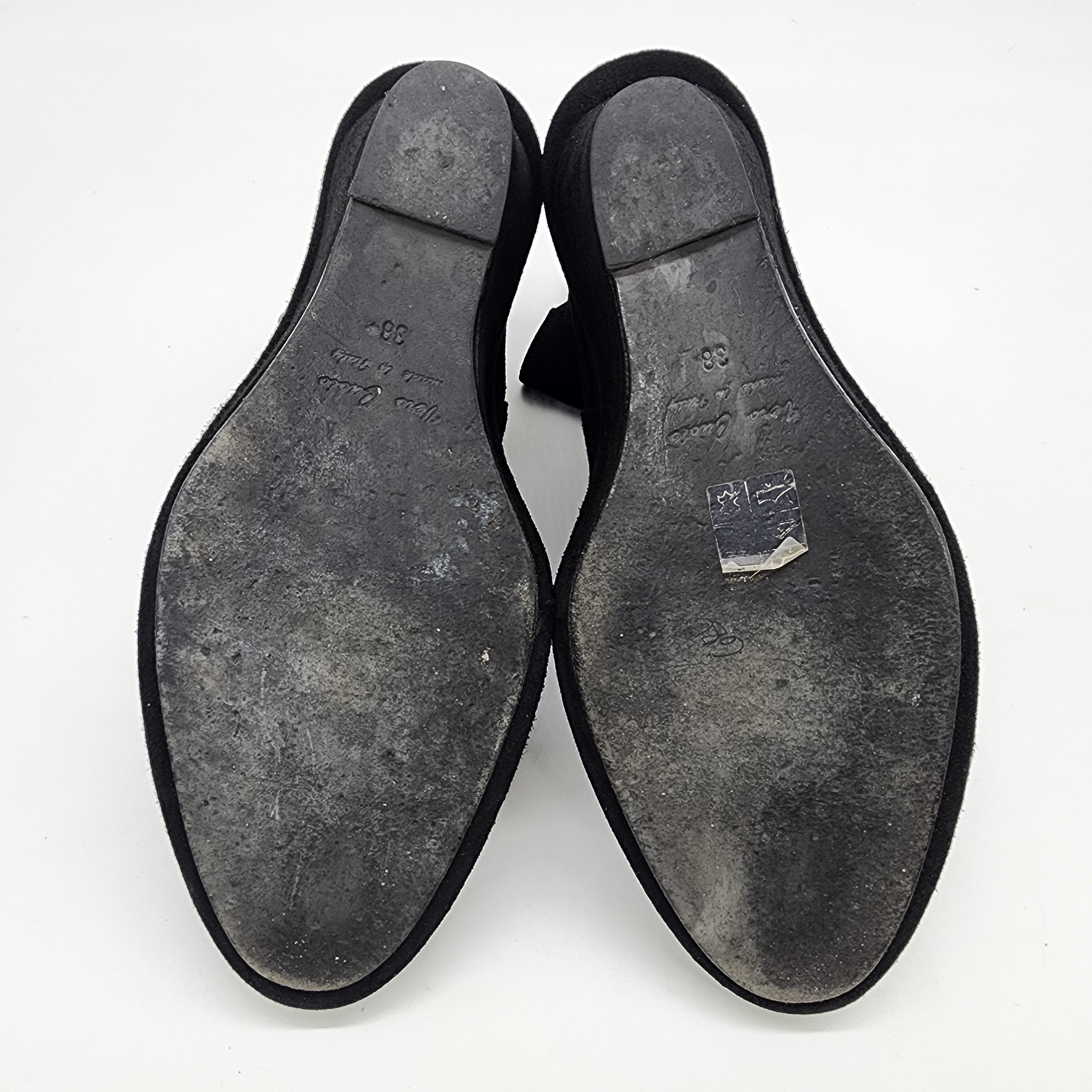 Ann Demeulemeester Ann Demeulemeester - Black Suede Wedge Boots Size US 8 / IT 38 - 8 Thumbnail