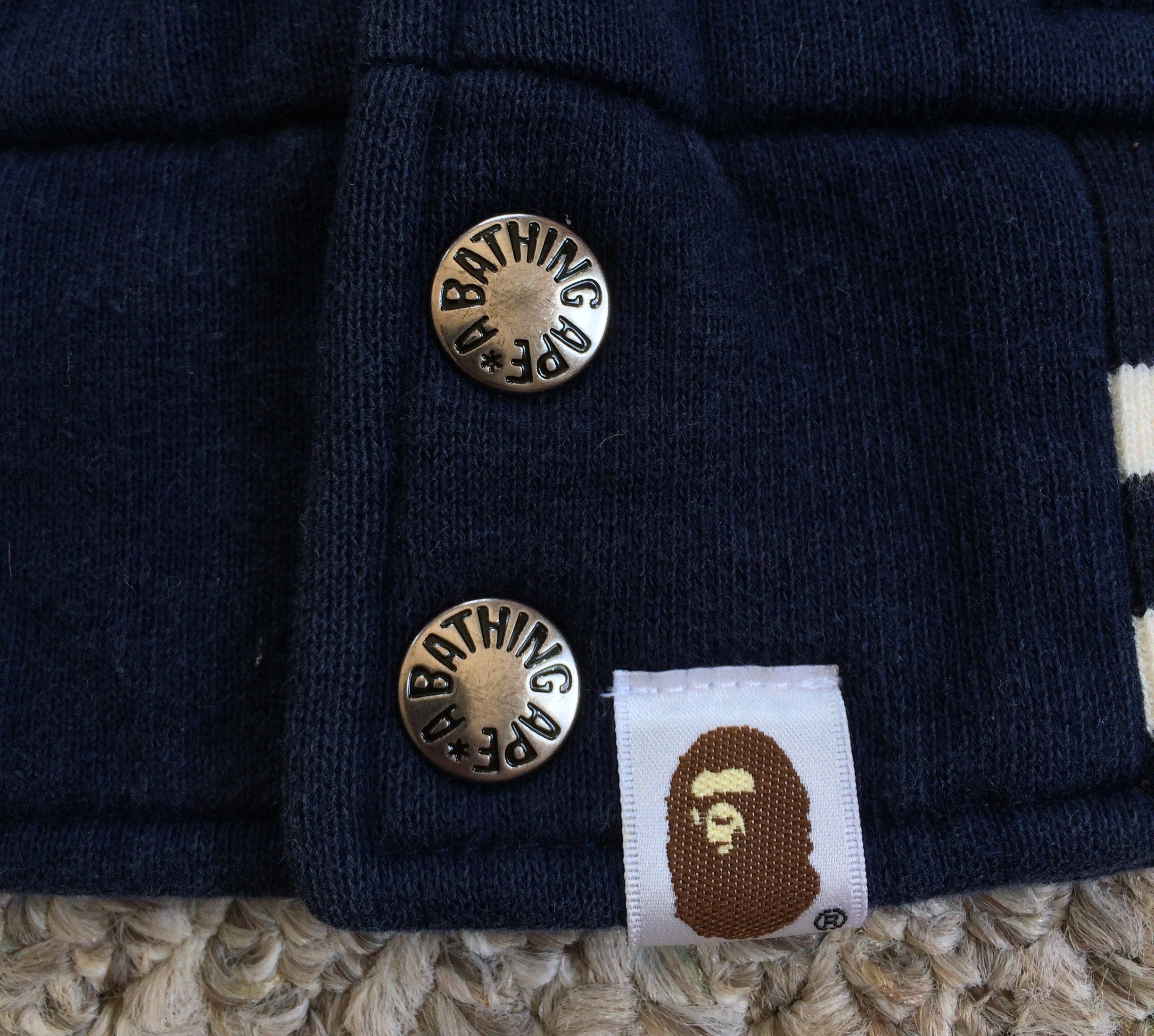 Bape Shark Hoodie Varsity Jacket Size XS / US 0-2 / IT 36-38 - 7 Thumbnail
