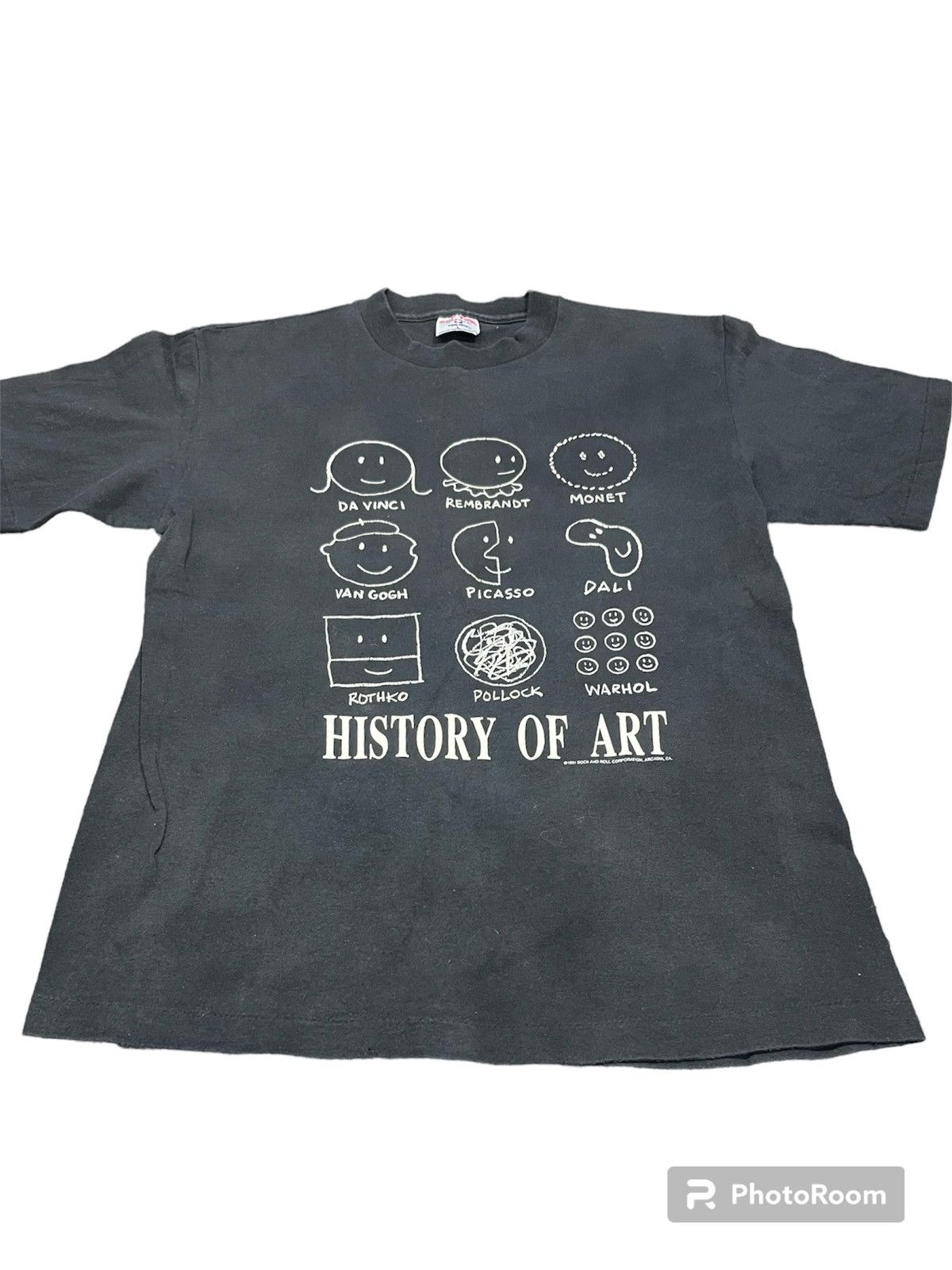 Vintage Vintage 1991 The History Of Art Sock And Roll Shirt Grailed