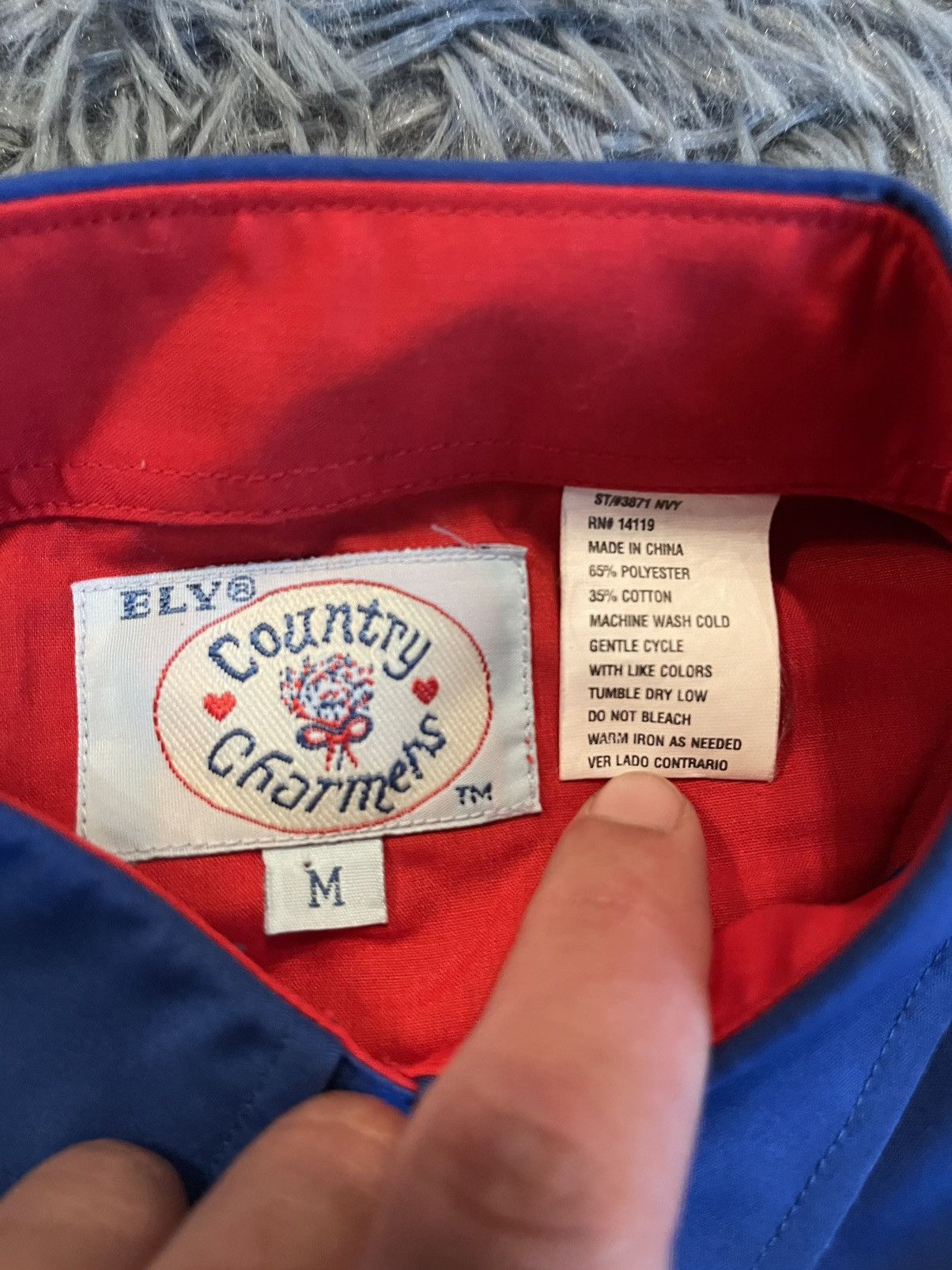 Cowboy Equipment × Vintage Country Charmers 90s vintage USA flag western cowboy shirt Size M / US 6-8 / IT 42-44 - 4 Thumbnail