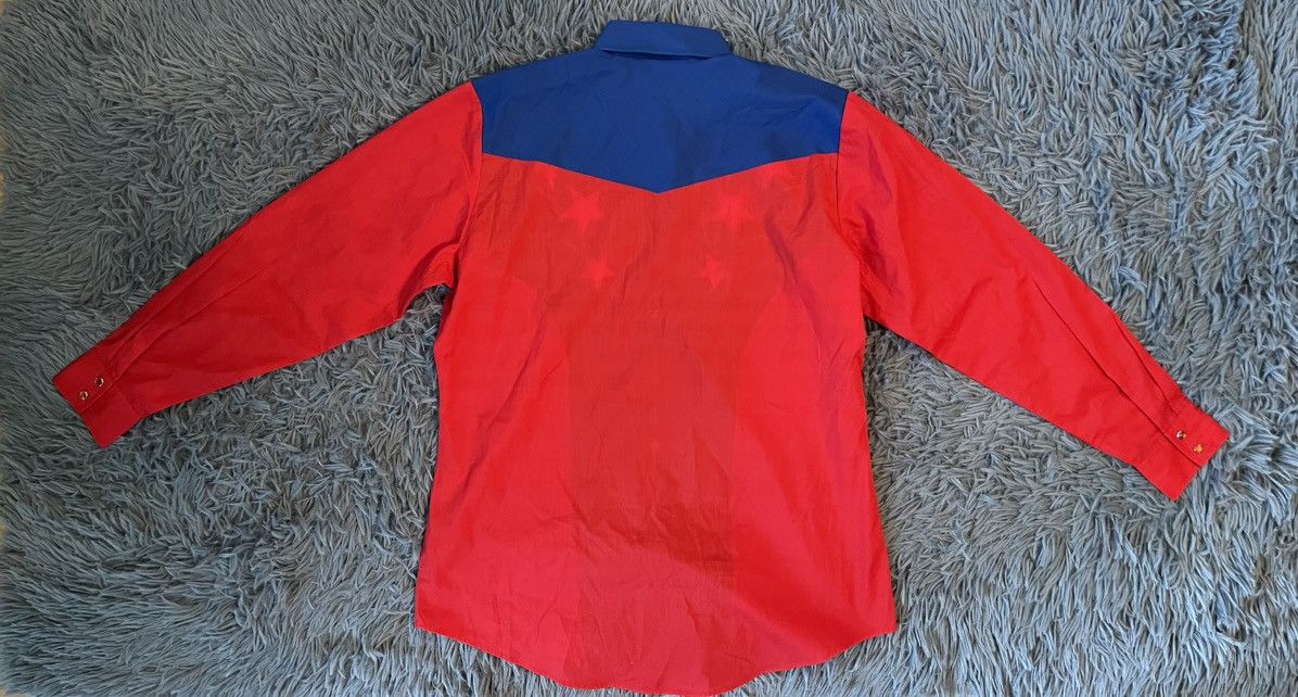 Cowboy Equipment × Vintage Country Charmers 90s vintage USA flag western cowboy shirt Size M / US 6-8 / IT 42-44 - 5 Thumbnail