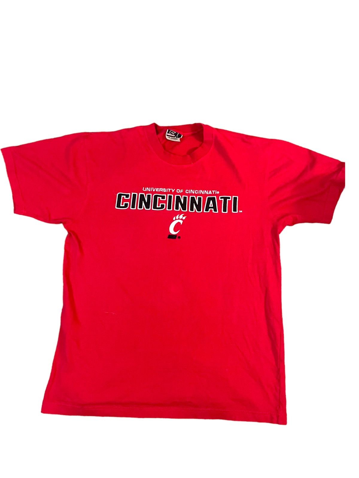 Vintage Vintage University of Cincinnati Stitched Crewneck TShirt Size US L / EU 52-54 / 3 - 1 Thumbnail