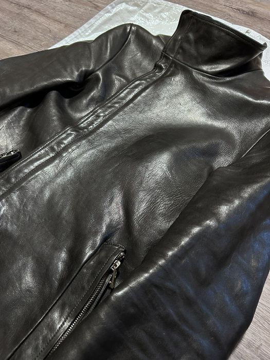 Carol Christian Poell Highneck Titanium Gloved Horse Leather jacket ...