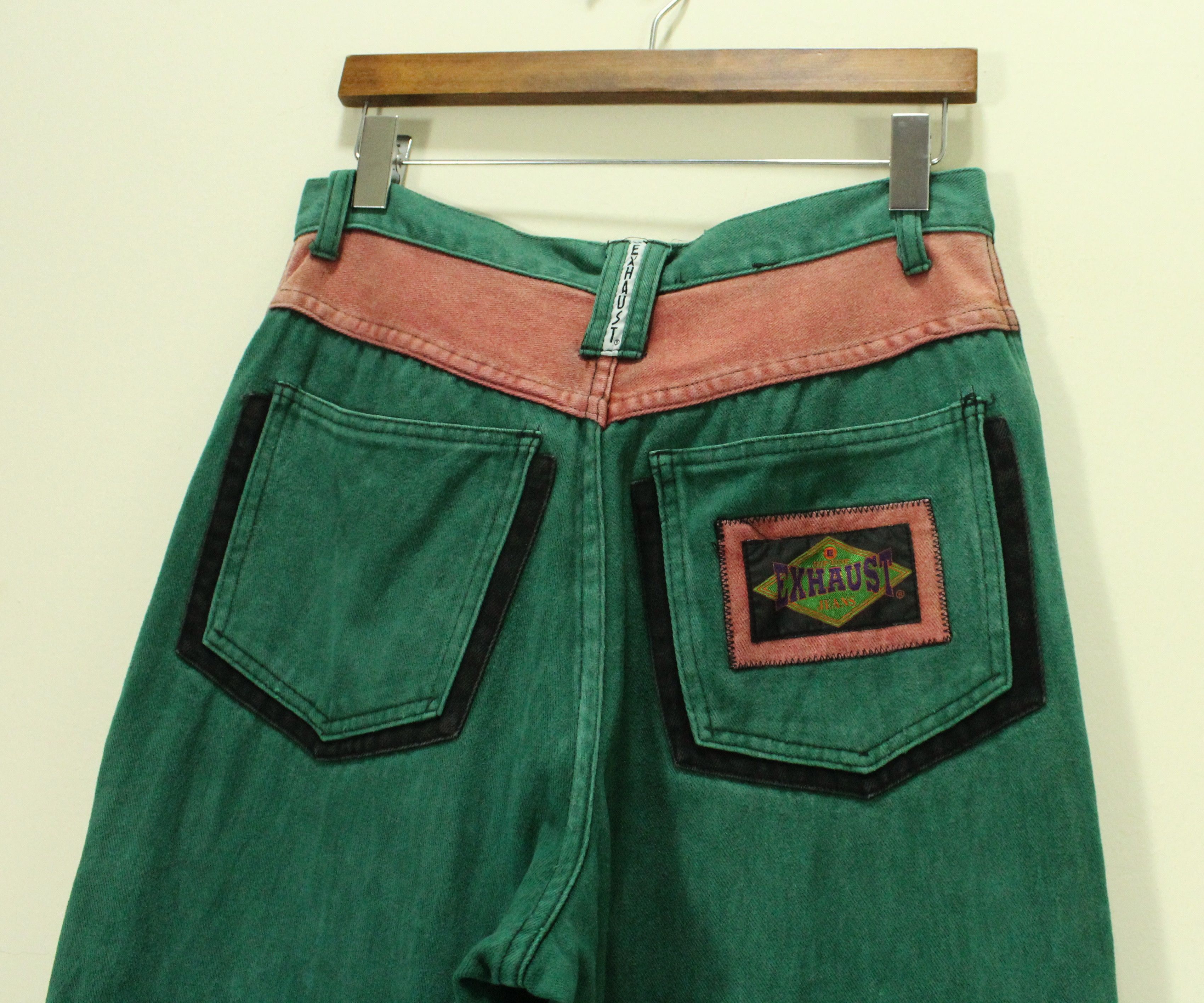 Vintage Vintage EXHAUST Pants Triple XXX Baggy Rave Hip Hop Swag Size US 32 / EU 48 - 10 Thumbnail