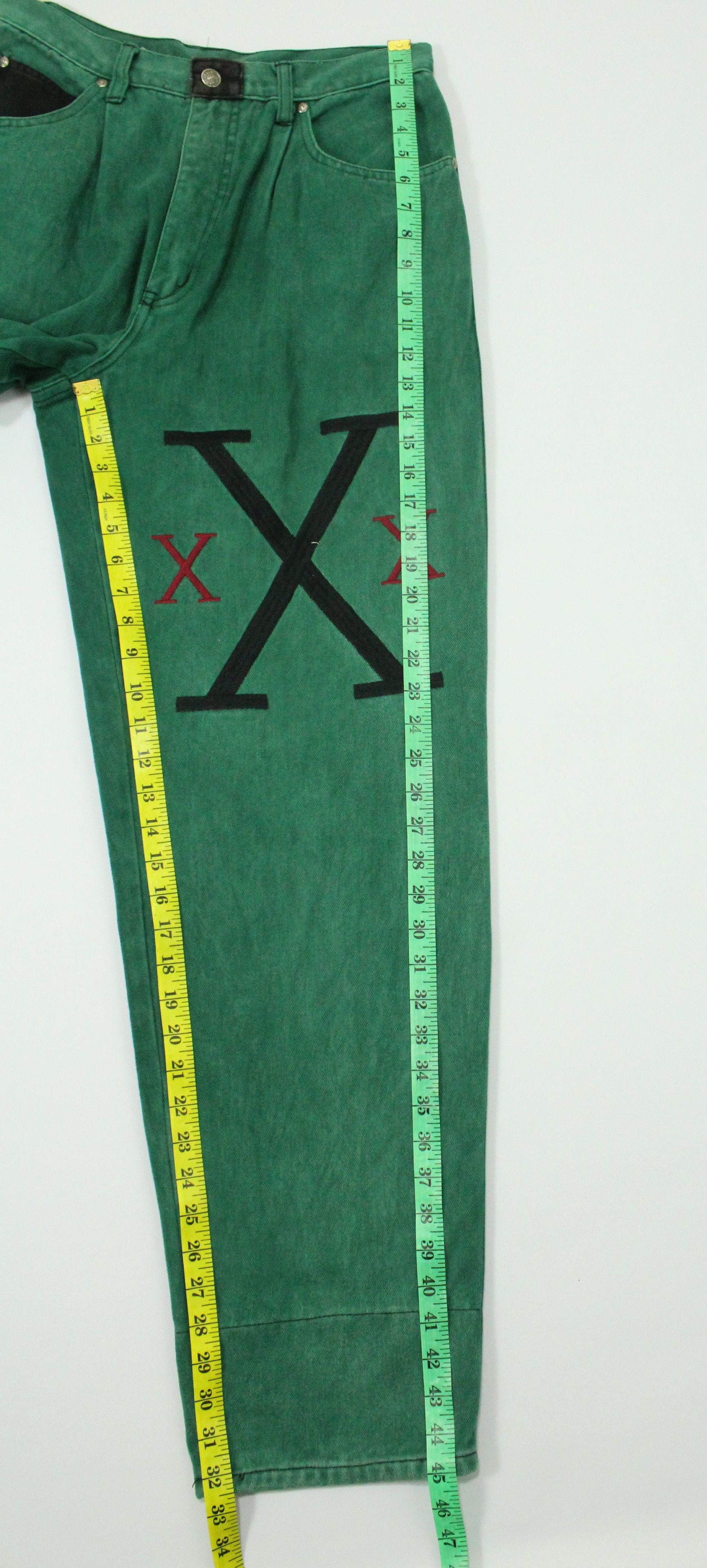 Vintage Vintage EXHAUST Pants Triple XXX Baggy Rave Hip Hop Swag Size US 32 / EU 48 - 19 Thumbnail