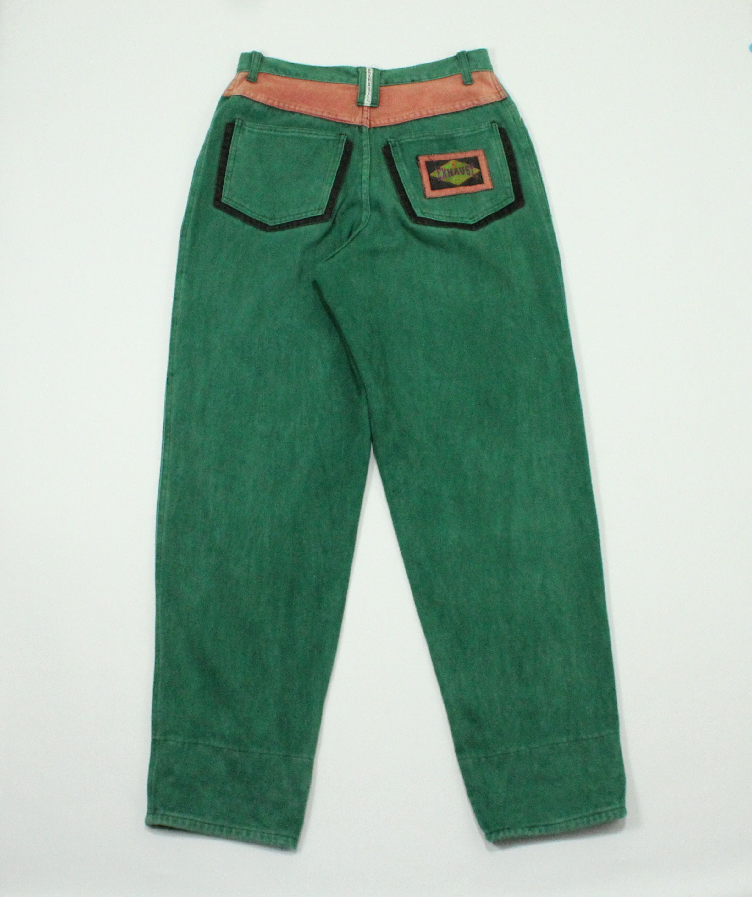 Vintage Vintage EXHAUST Pants Triple XXX Baggy Rave Hip Hop Swag Size US 32 / EU 48 - 2 Thumbnail
