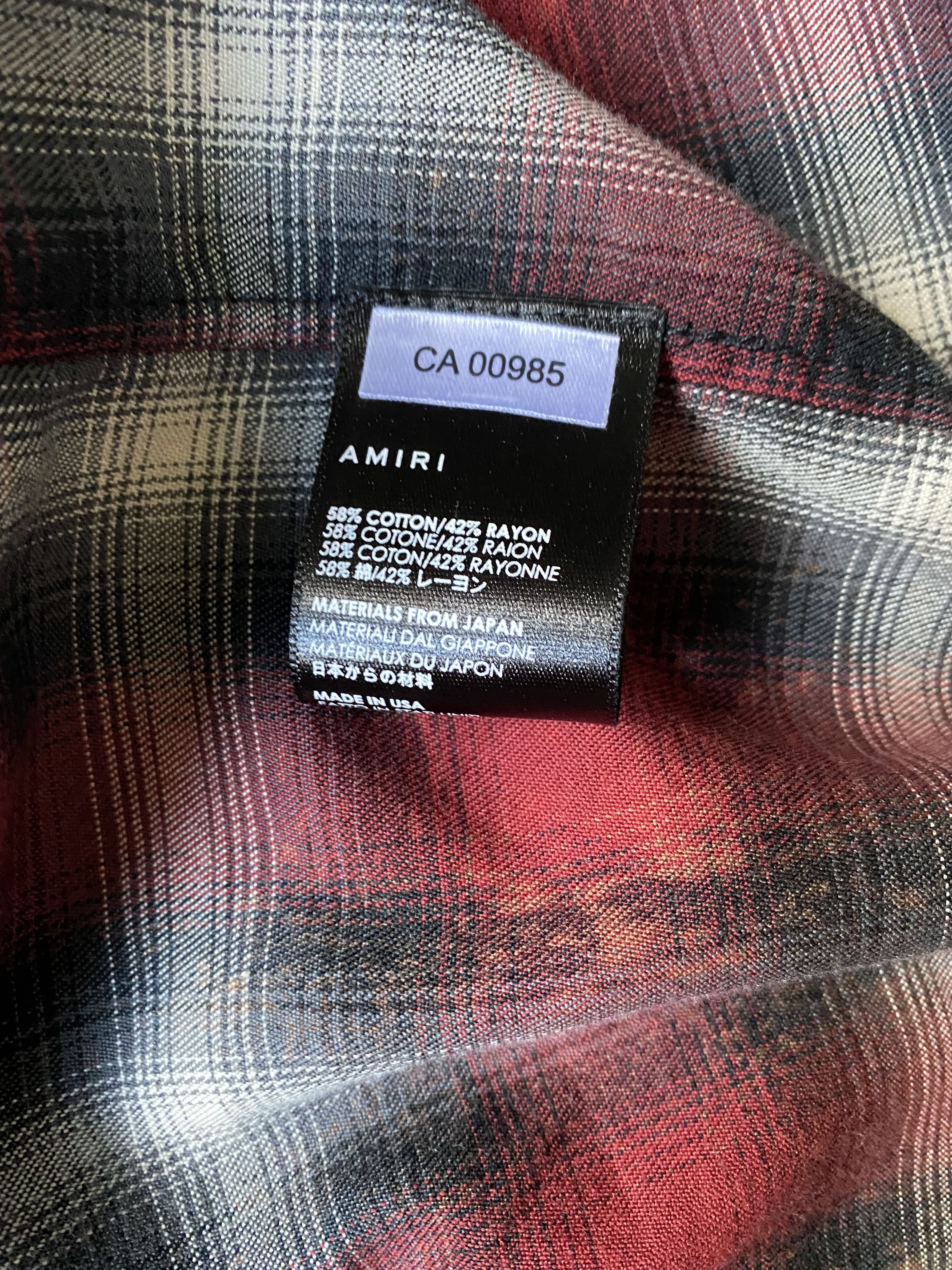 Amiri Shirt Size US S / EU 44-46 / 1 - 3 Thumbnail
