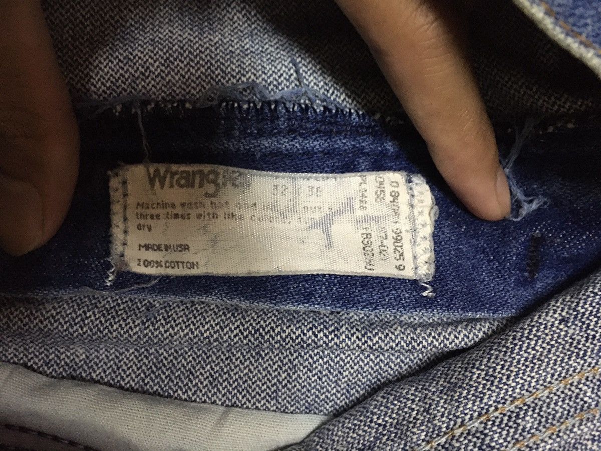 Wrangler Vintage Wrangler Distressed Denim Made in USA Size US 30 / EU 46 - 4 Thumbnail