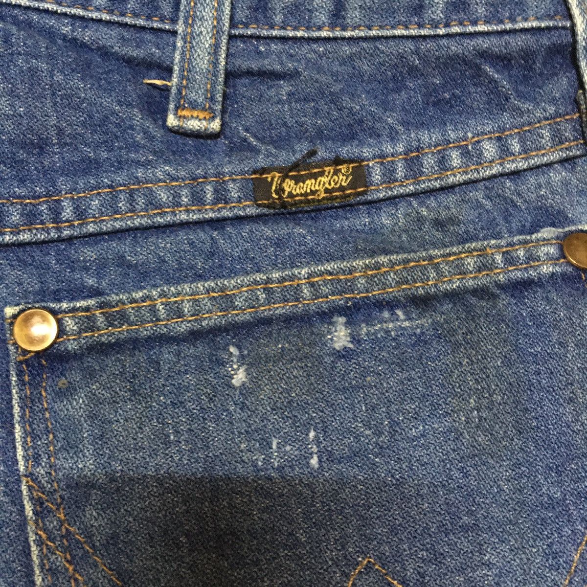 Wrangler Vintage Wrangler Distressed Denim Made in USA Size US 30 / EU 46 - 3 Thumbnail