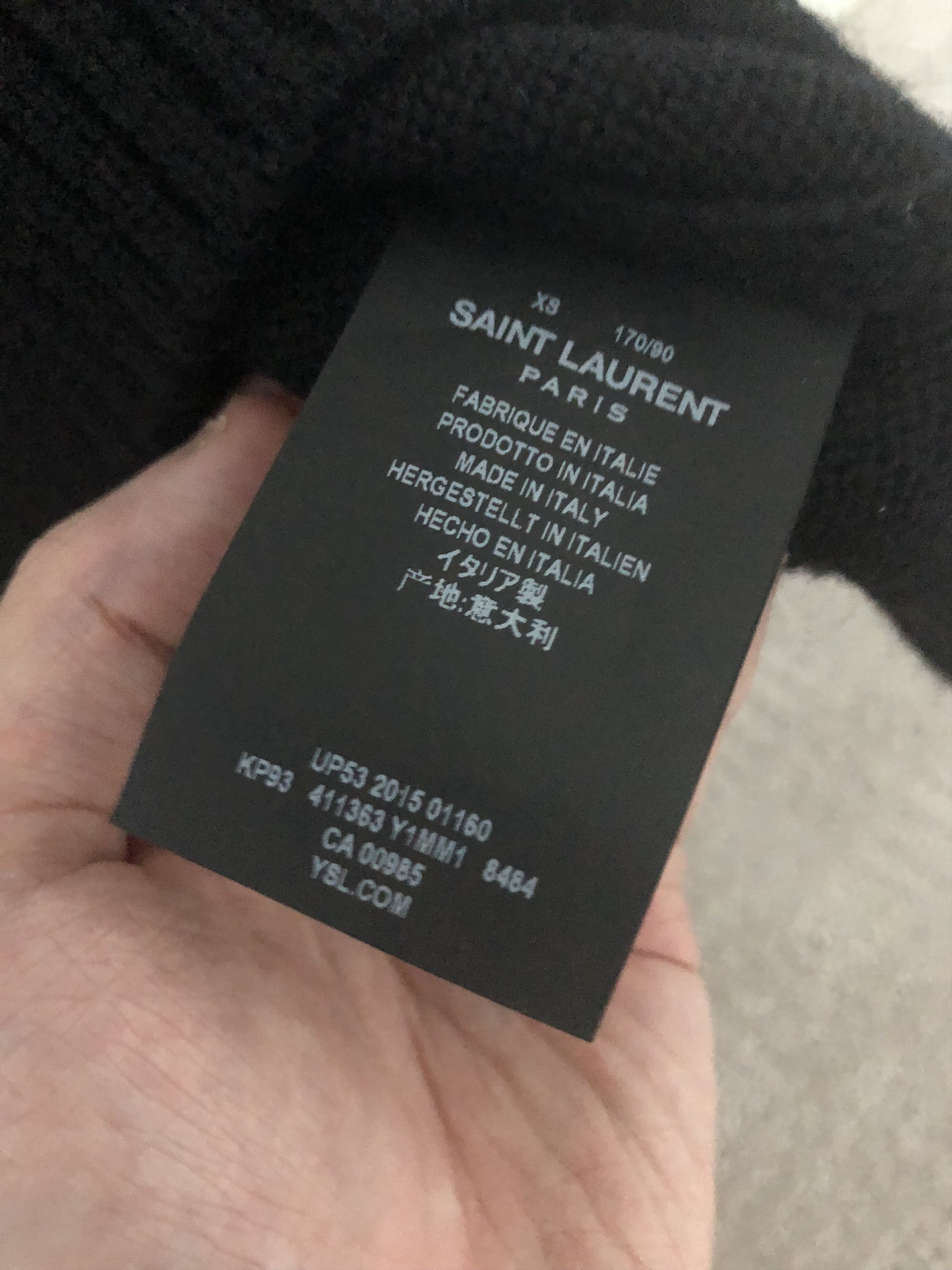 Saint Laurent Paris t-rex sweater Size US XS / EU 42 / 0 - 3 Thumbnail