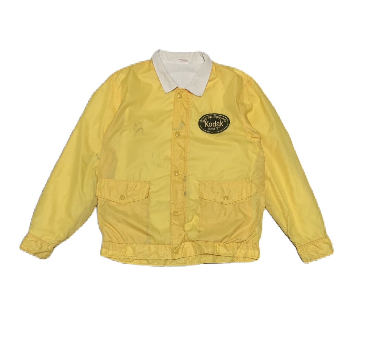 image of Archival Clothing x Kodak vintage 90's Kodak Colorfilm Jacket in Yellow (Size Large)