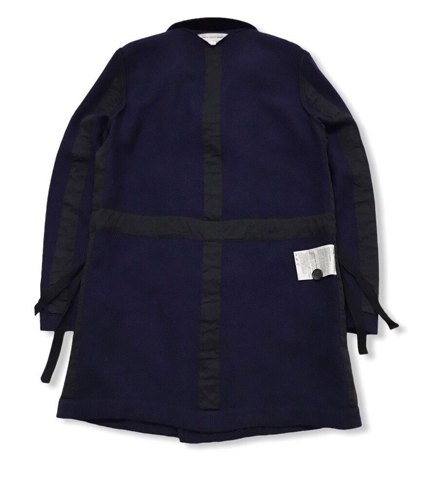 コート COMME DES GARCONS WOOL DOUBLE-BREASTED COAT Comme Des Garçons Comme Des Garçons bib-collar double