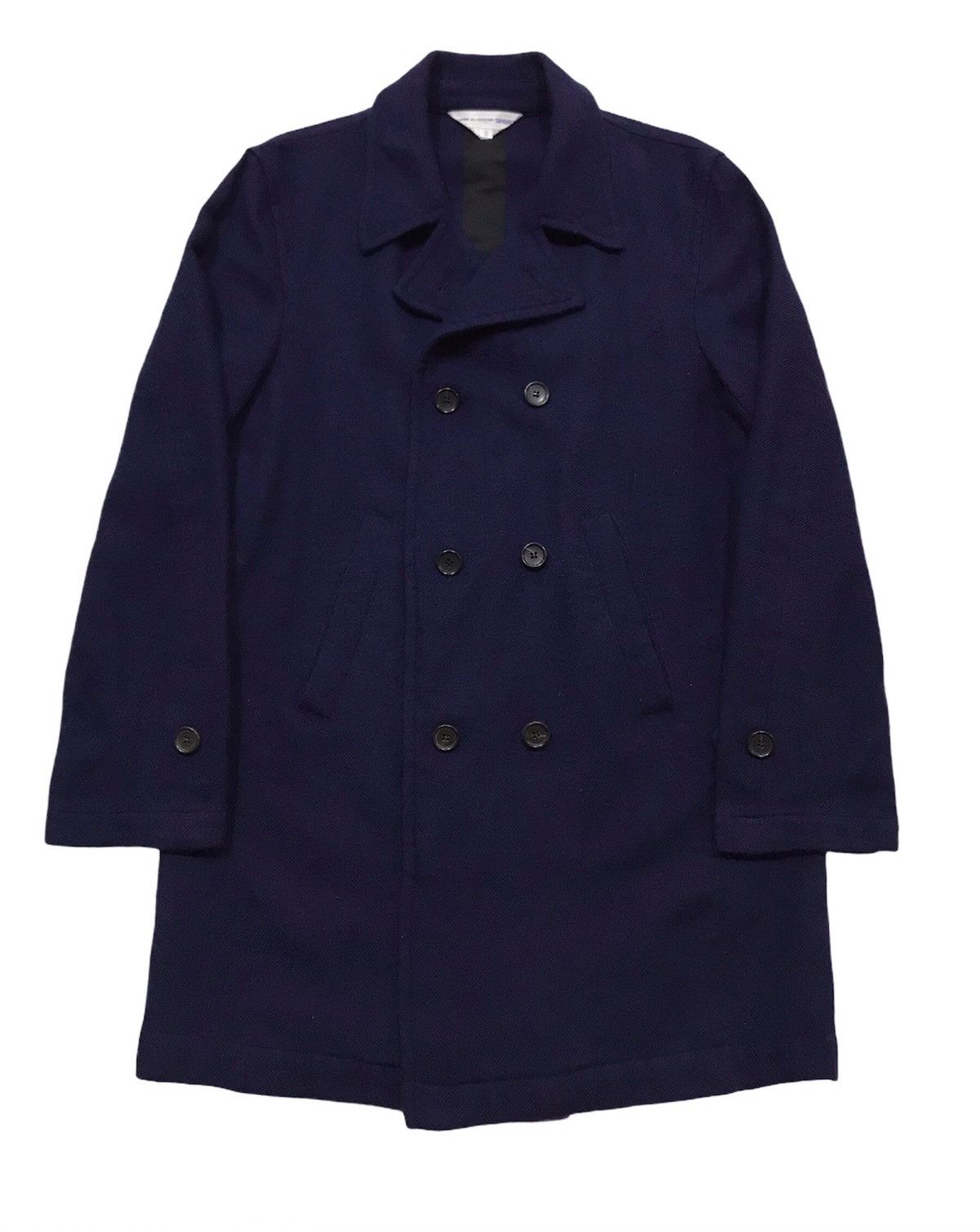 Comme des Garcons Double Breasted Navy Coat Size US S / EU 44-46 / 1 - 3 Thumbnail