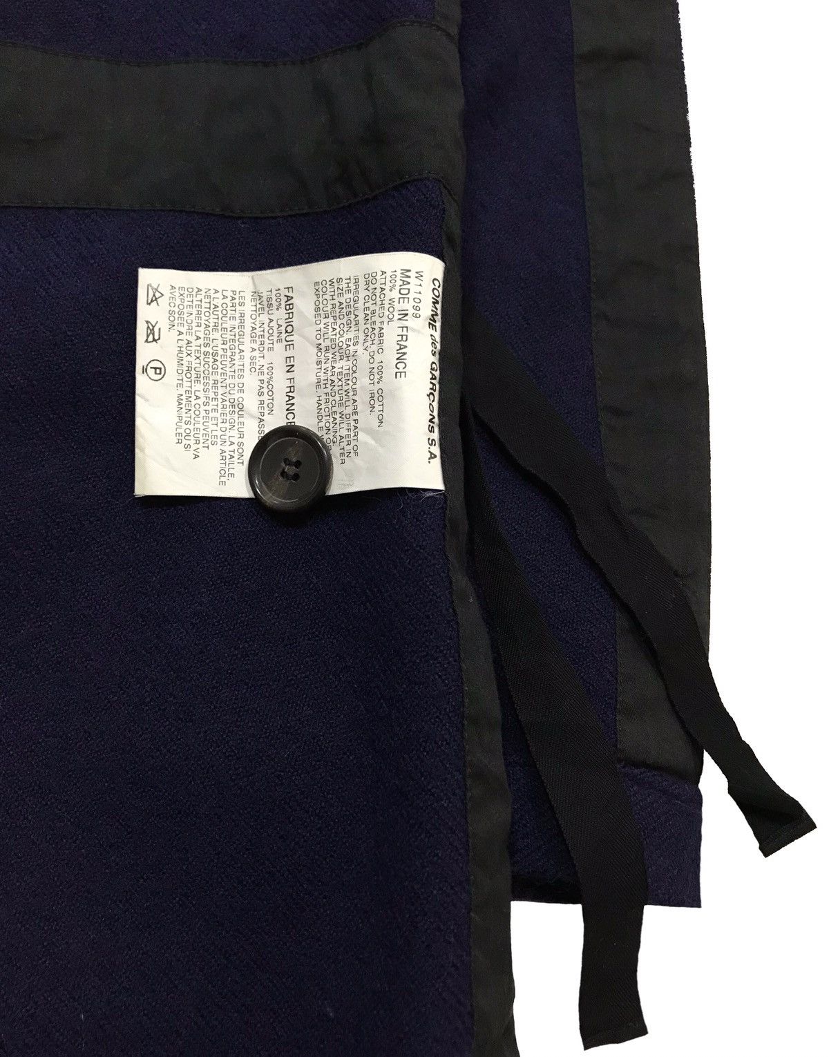 Comme des Garcons Double Breasted Navy Coat Size US S / EU 44-46 / 1 - 7 Thumbnail