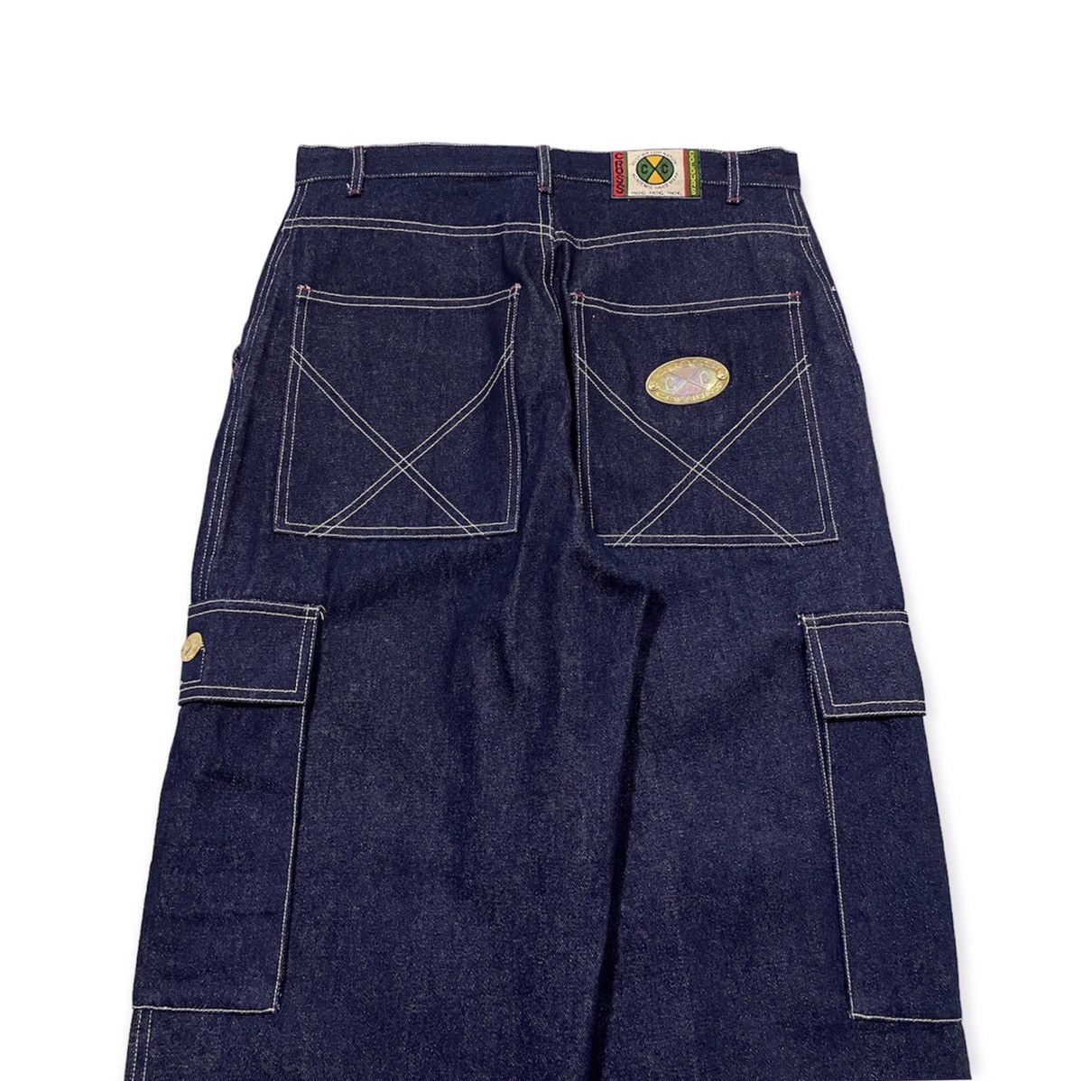 Cross Colours Super Baggy Cargo Denim Size US 34 / EU 50 - 3 Thumbnail