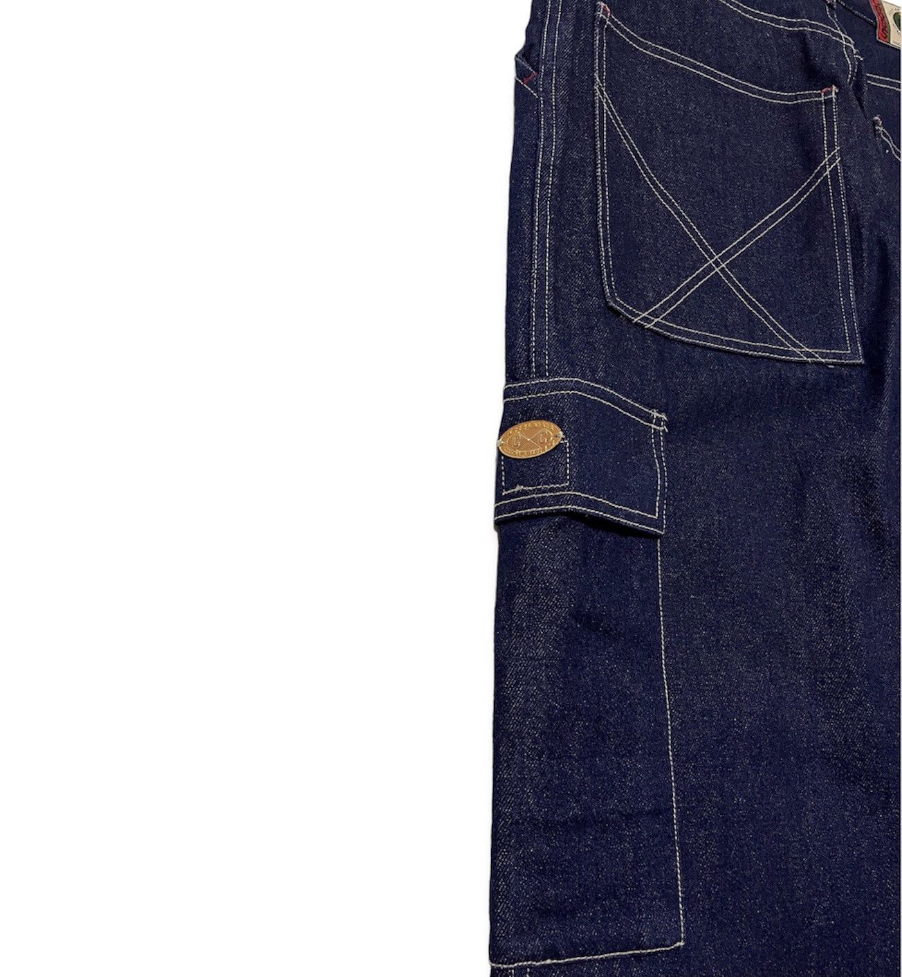 Cross Colours Super Baggy Cargo Denim Size US 34 / EU 50 - 6 Thumbnail