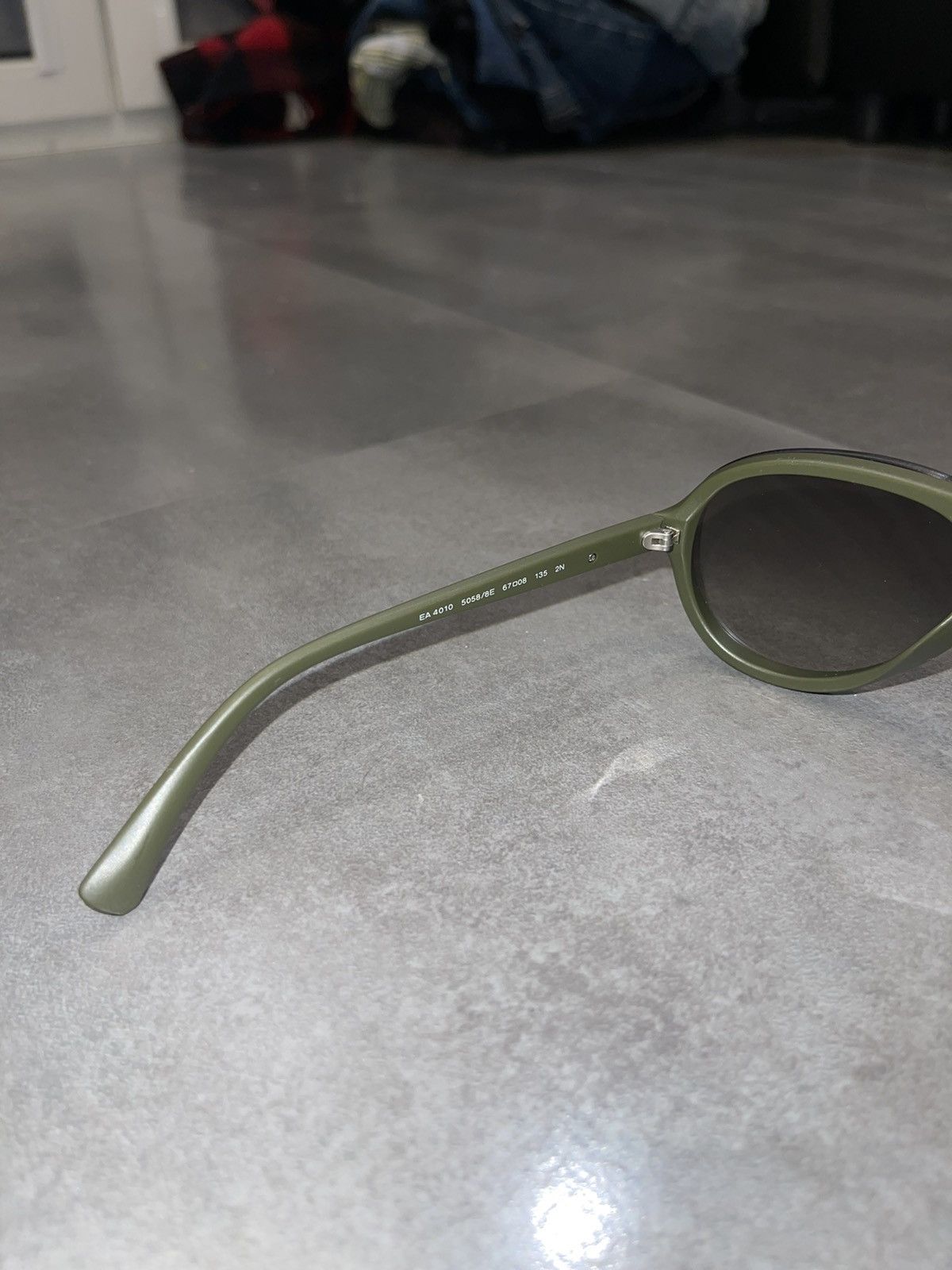 Emporio Armani Emporio Armani EA4010 5058/8E Swamp Aviator Sunglasses Size ONE SIZE - 12 Thumbnail