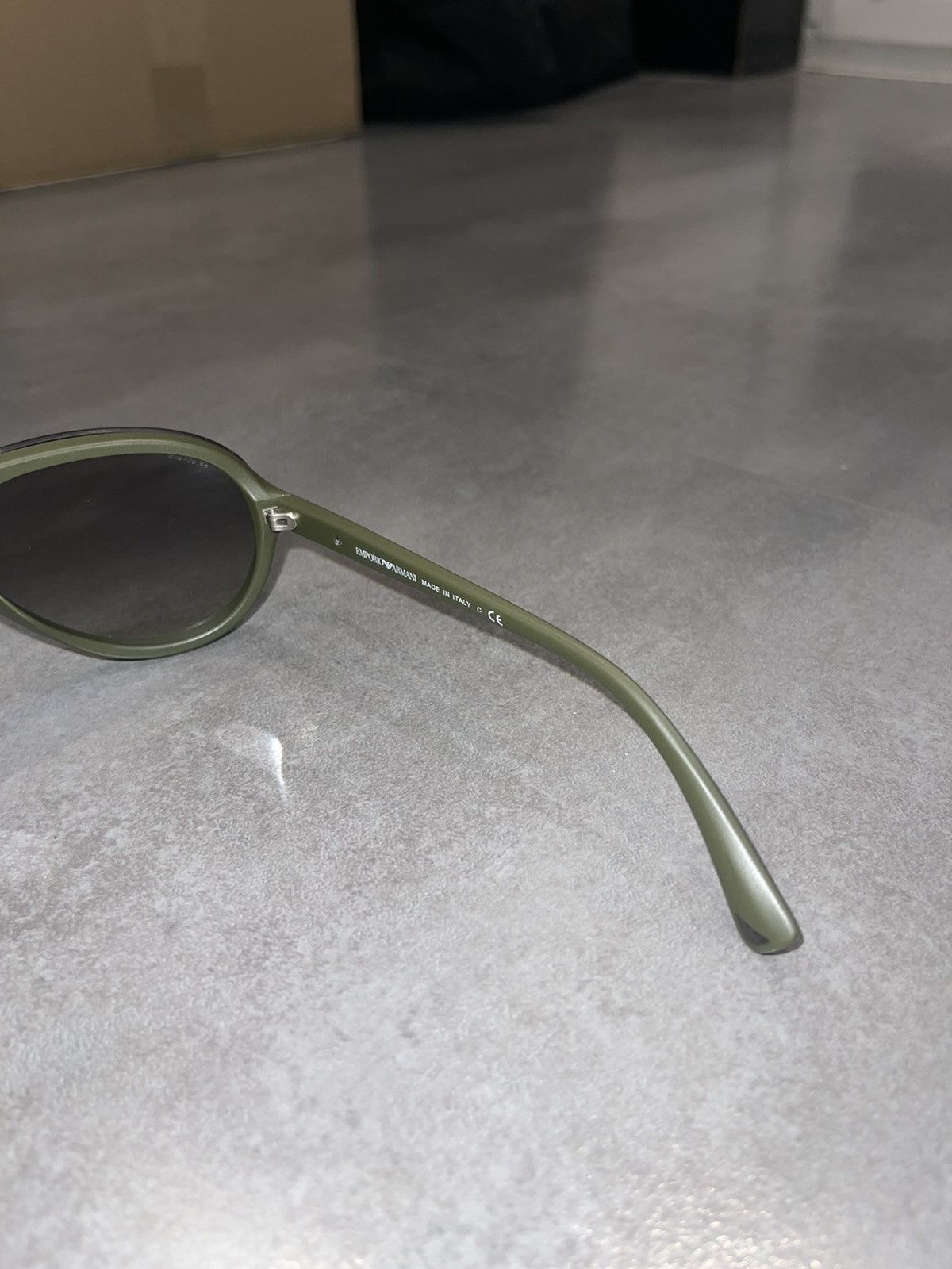 Emporio Armani Emporio Armani EA4010 5058/8E Swamp Aviator Sunglasses Size ONE SIZE - 10 Thumbnail