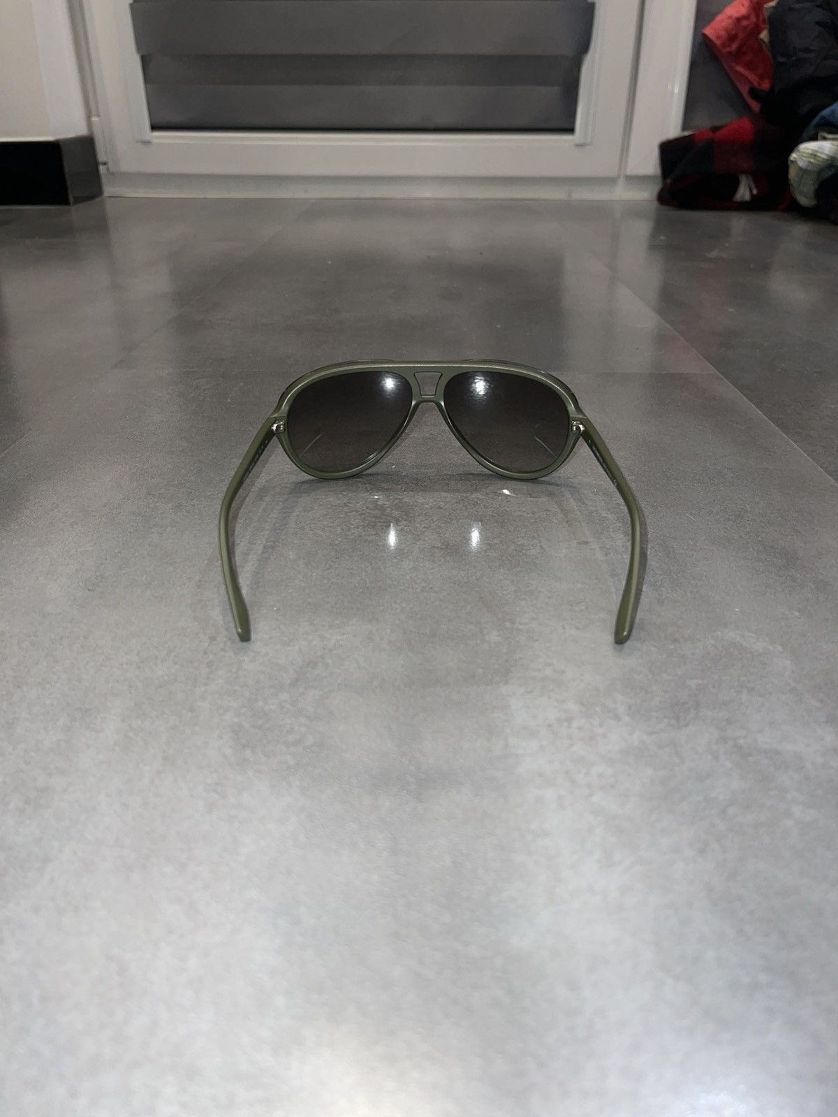 Emporio Armani Emporio Armani EA4010 5058/8E Swamp Aviator Sunglasses Size ONE SIZE - 8 Thumbnail
