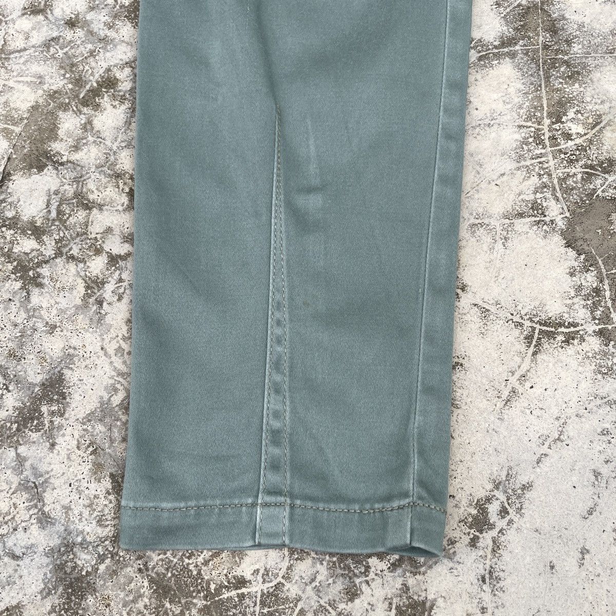 Japanese Brand × Uniqlo Vintage Japanese Brand Light Mint Cargo Pants Size 31" - 6 Thumbnail