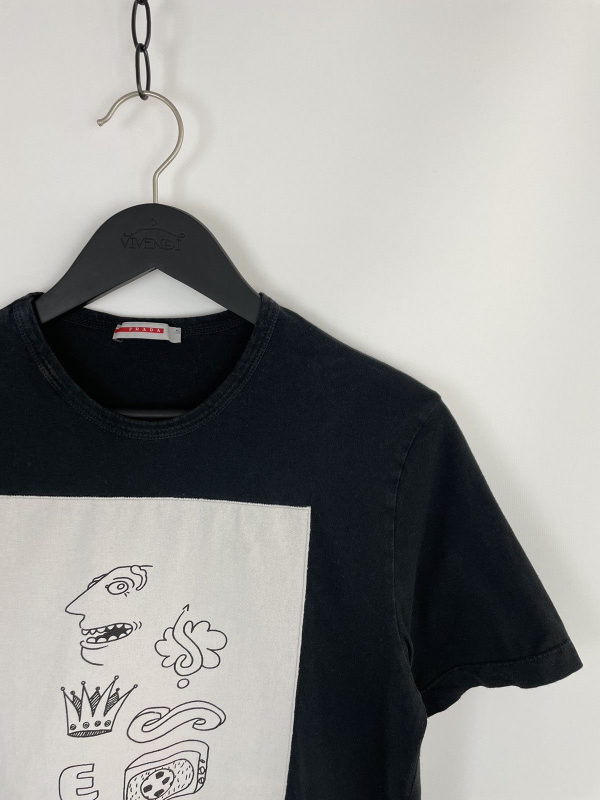 PRADA× Adagp Paris コラボTシャツ ブラック - Tシャツ/カットソー