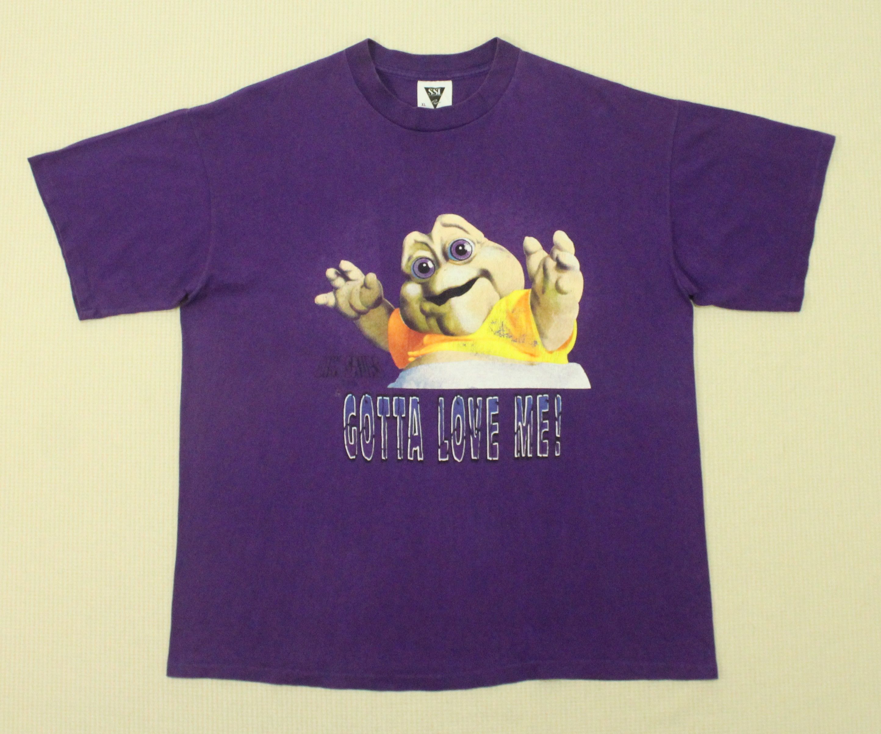 Vintage Vintage DINASOURS T Shirt Gotta Love Me. Size US XL / EU 56 / 4 - 7 Thumbnail