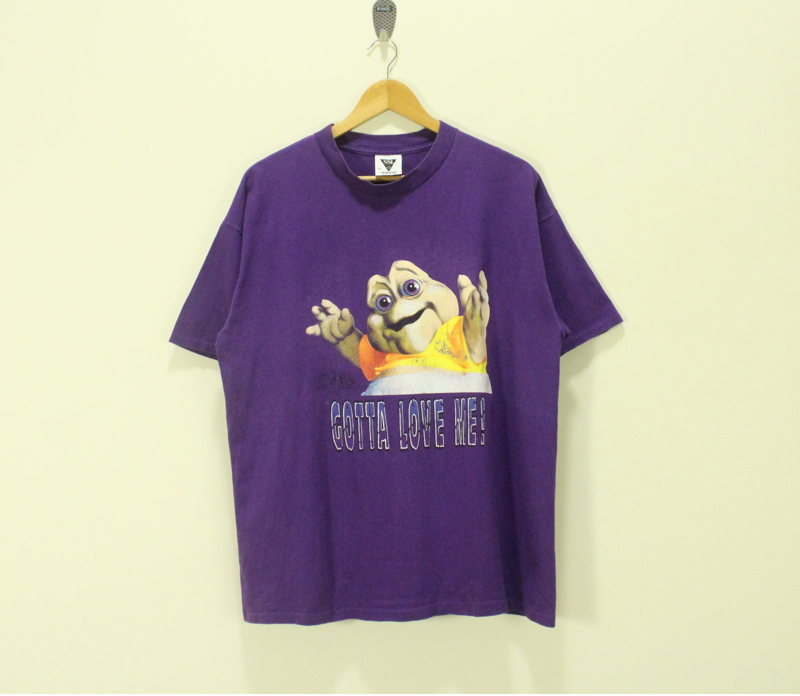 Vintage Vintage DINASOURS T Shirt Gotta Love Me. Size US XL / EU 56 / 4 - 1 Thumbnail