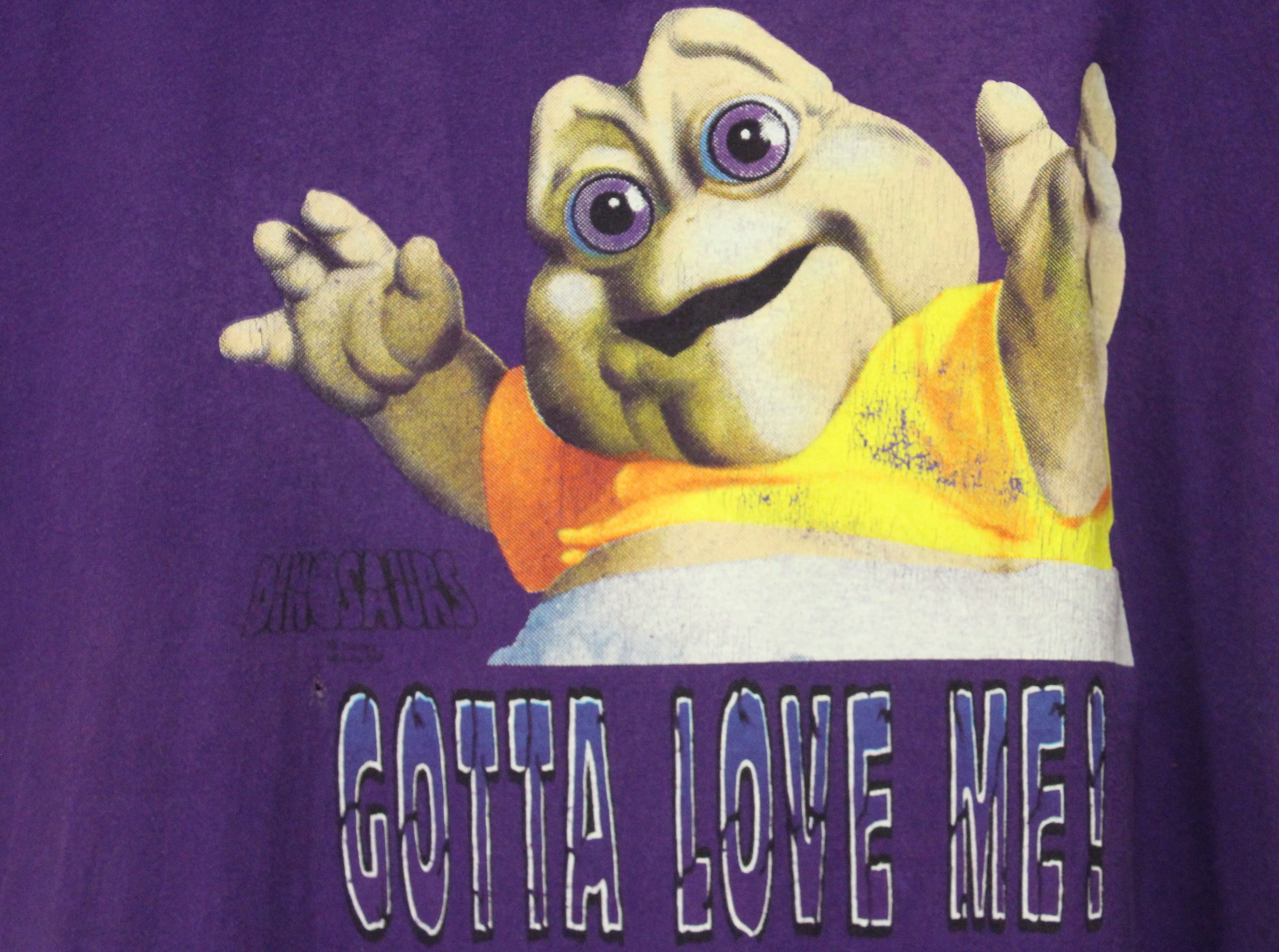 Vintage Vintage DINASOURS T Shirt Gotta Love Me. Size US XL / EU 56 / 4 - 2 Thumbnail