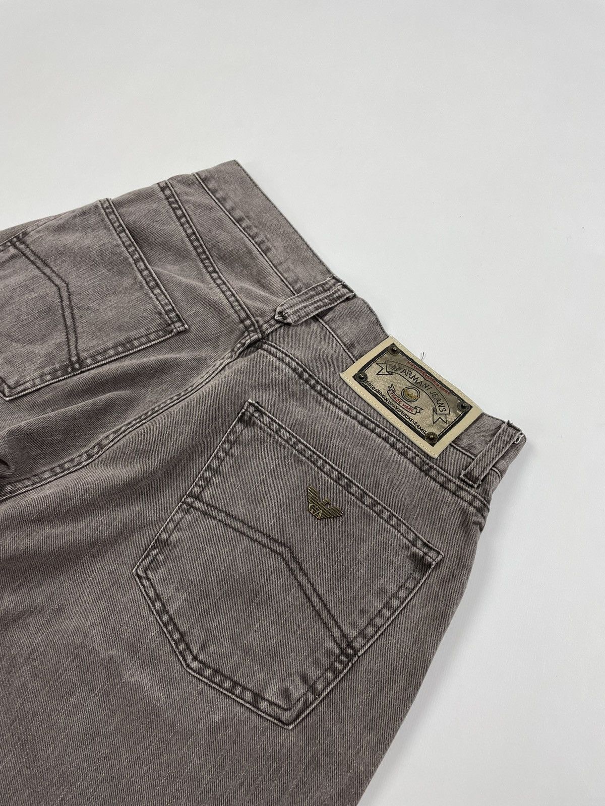Armani 1990's Vintage Armani Jeans Acid Washed Jeans Denim Pants Size US 30 / EU 46 - 11 Thumbnail