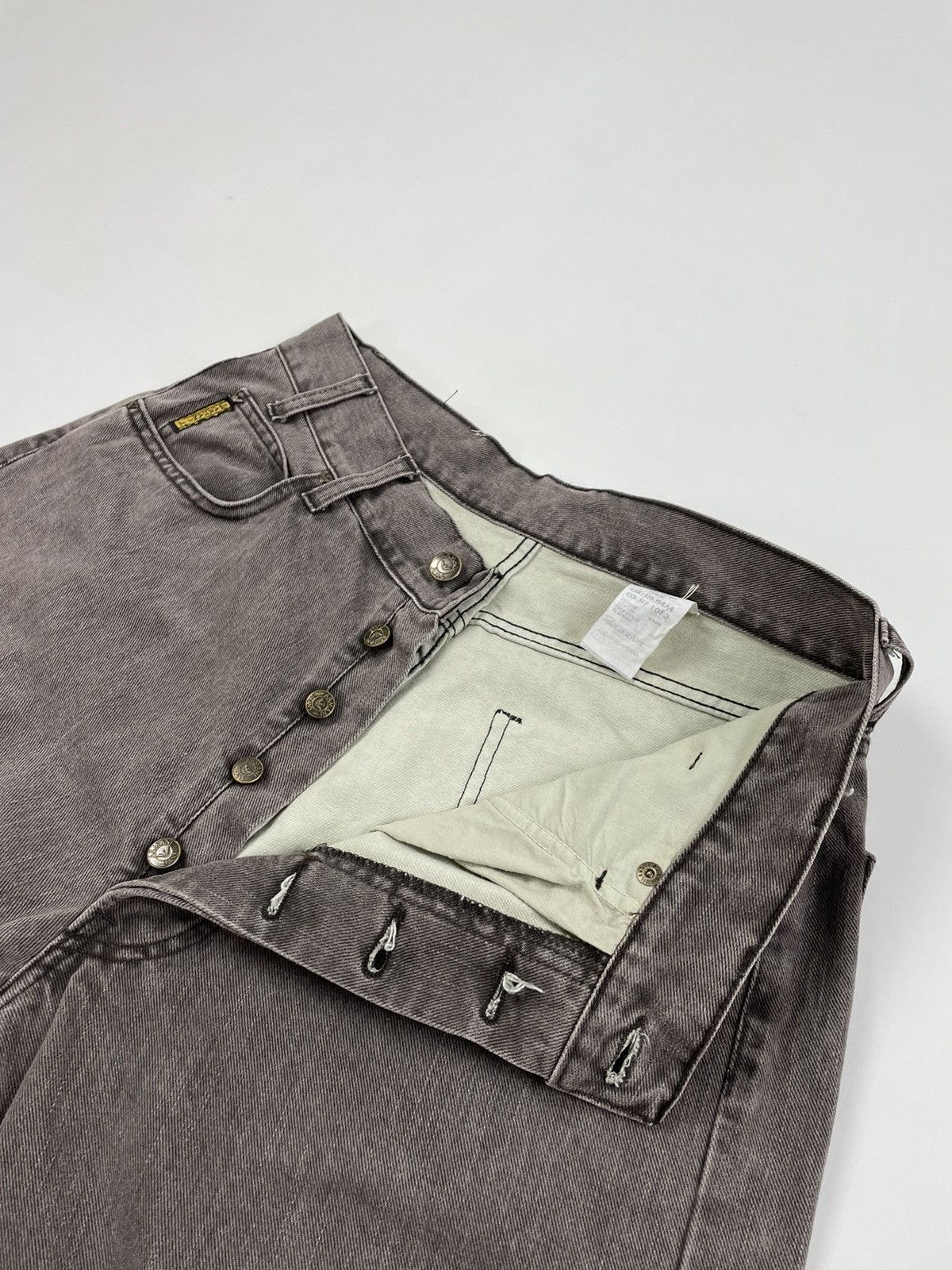 Armani 1990's Vintage Armani Jeans Acid Washed Jeans Denim Pants Size US 30 / EU 46 - 13 Thumbnail
