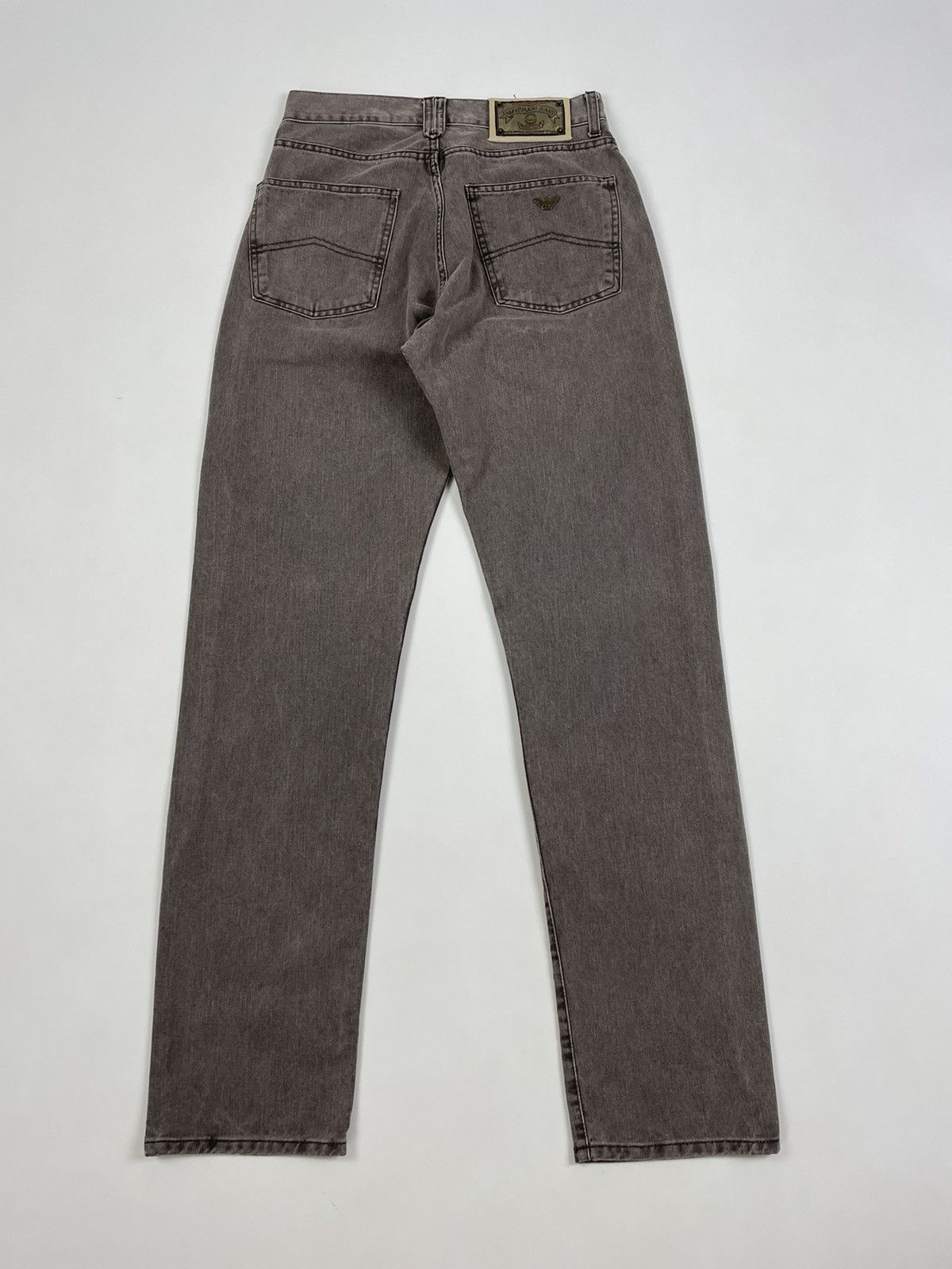 Armani 1990's Vintage Armani Jeans Acid Washed Jeans Denim Pants Size US 30 / EU 46 - 4 Thumbnail