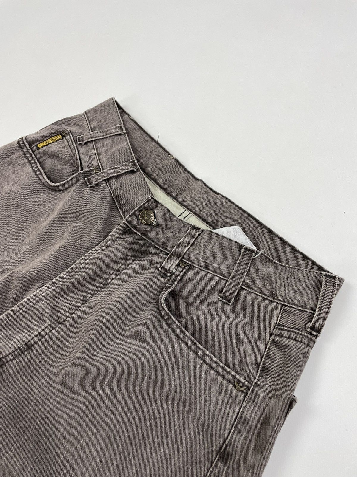 Armani 1990's Vintage Armani Jeans Acid Washed Jeans Denim Pants Size US 30 / EU 46 - 7 Thumbnail