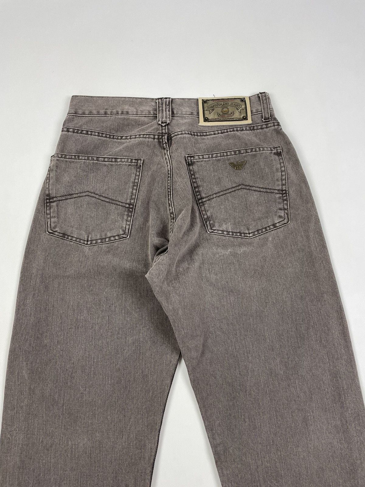 Armani 1990's Vintage Armani Jeans Acid Washed Jeans Denim Pants Size US 30 / EU 46 - 9 Thumbnail