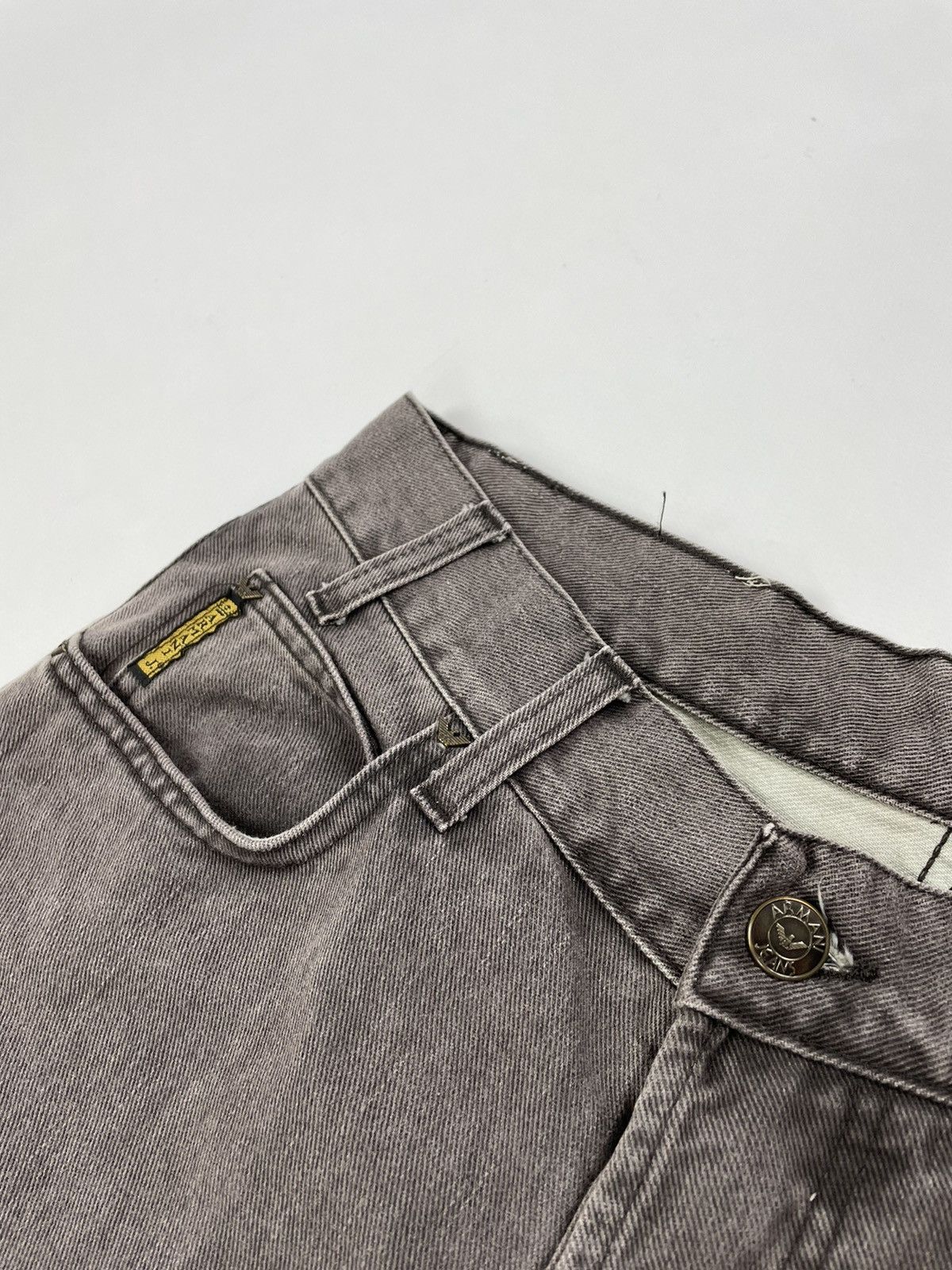 Armani 1990's Vintage Armani Jeans Acid Washed Jeans Denim Pants Size US 30 / EU 46 - 8 Thumbnail