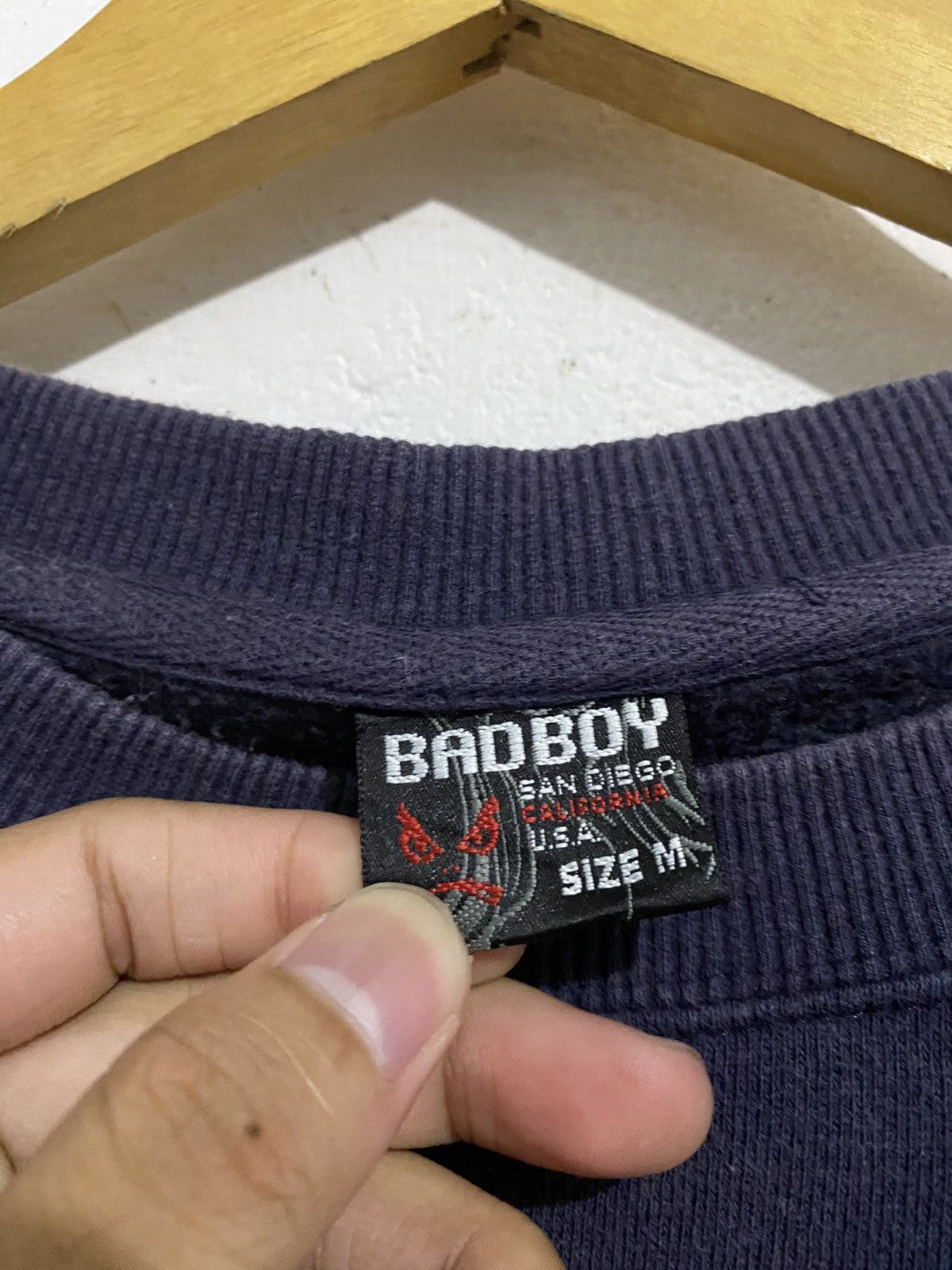Japanese Brand 💸BINDINGOFFER💸BadBoy Vintage Sweatshirt Size US M / EU 48-50 / 2 - 7 Thumbnail