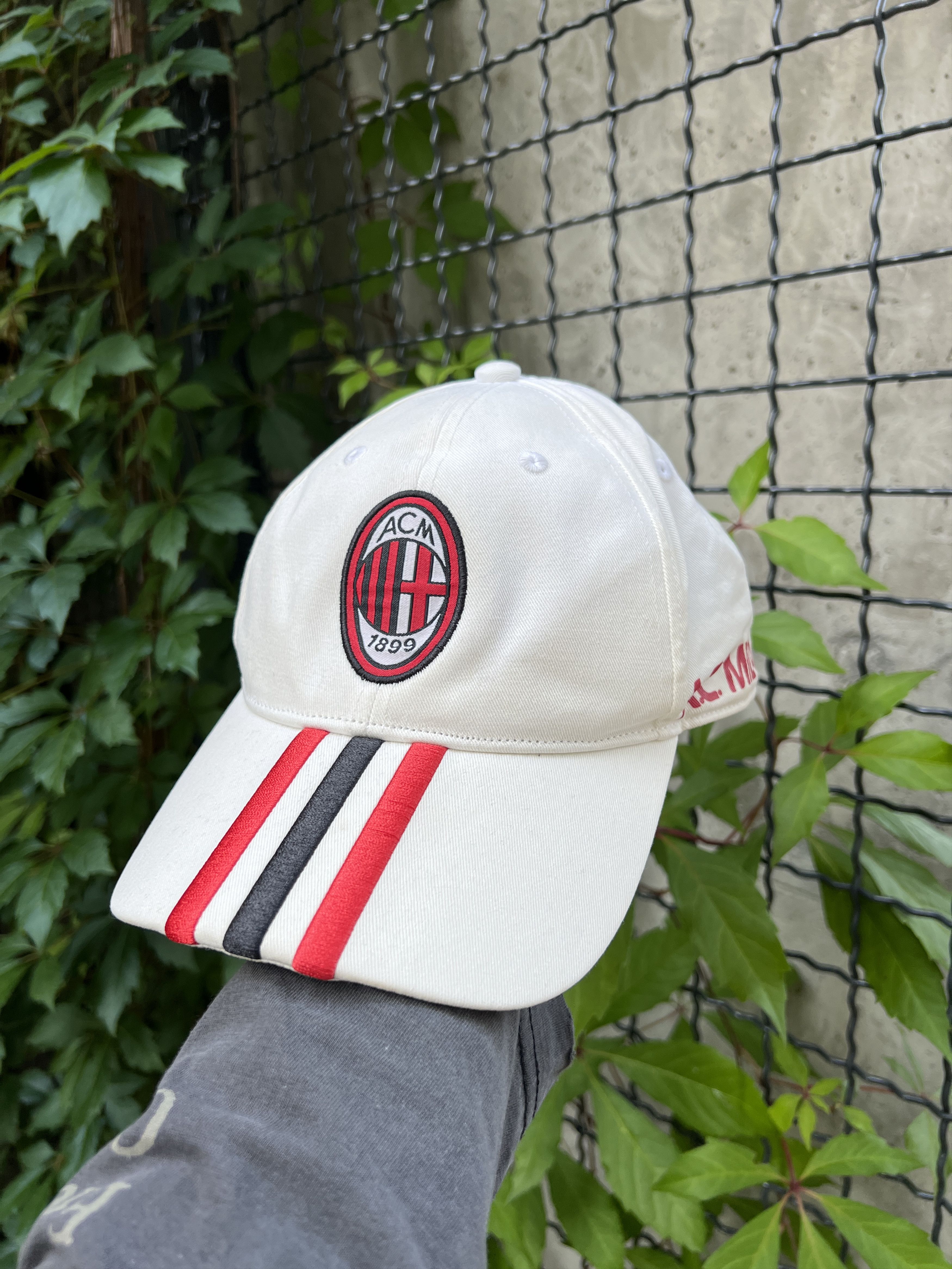 Adidas Vintage 2012 Adidas ACM Milan Soccer Football Cap Size ONE SIZE - 1 Thumbnail