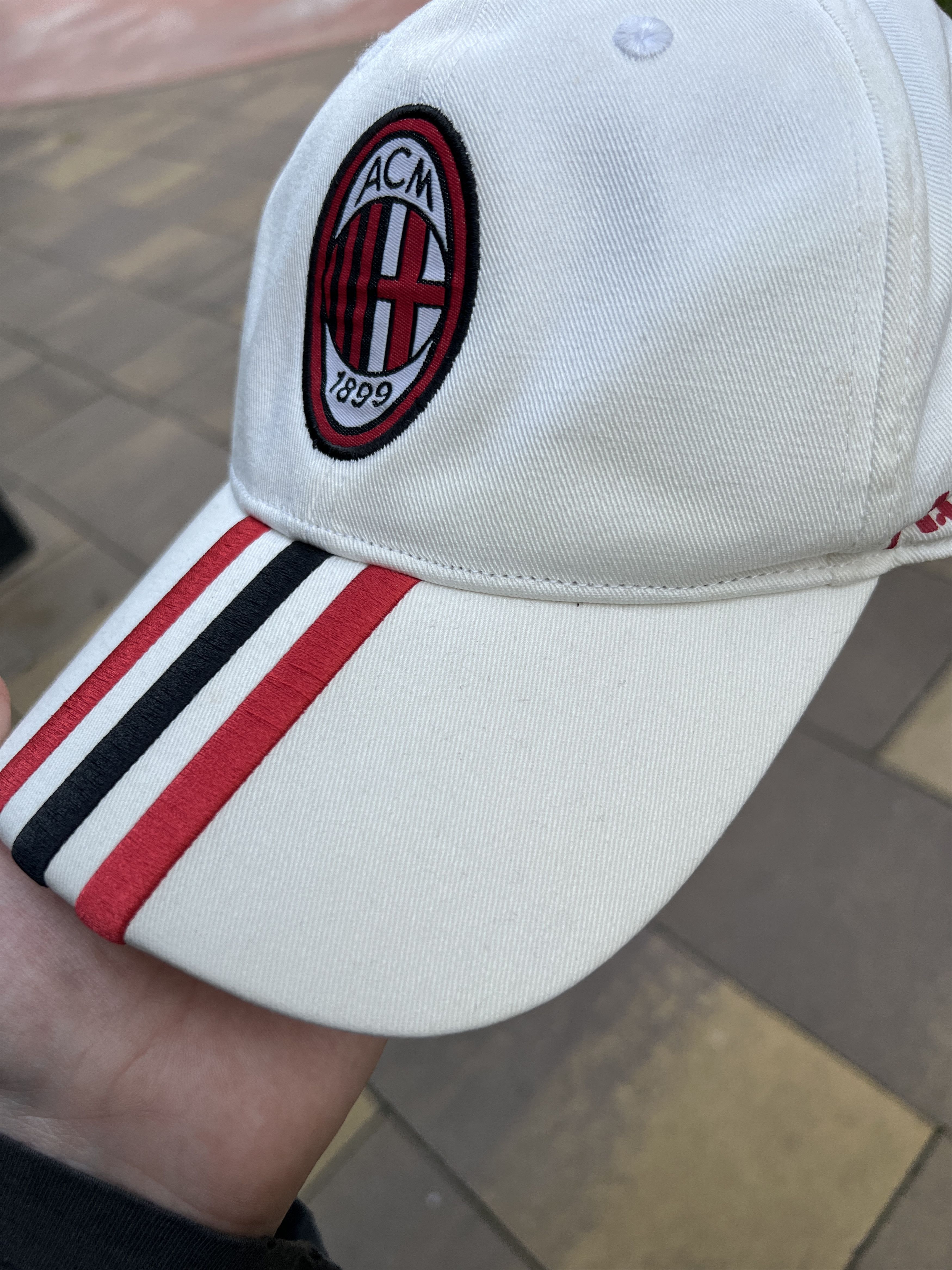 Adidas Vintage 2012 Adidas ACM Milan Soccer Football Cap Size ONE SIZE - 2 Thumbnail