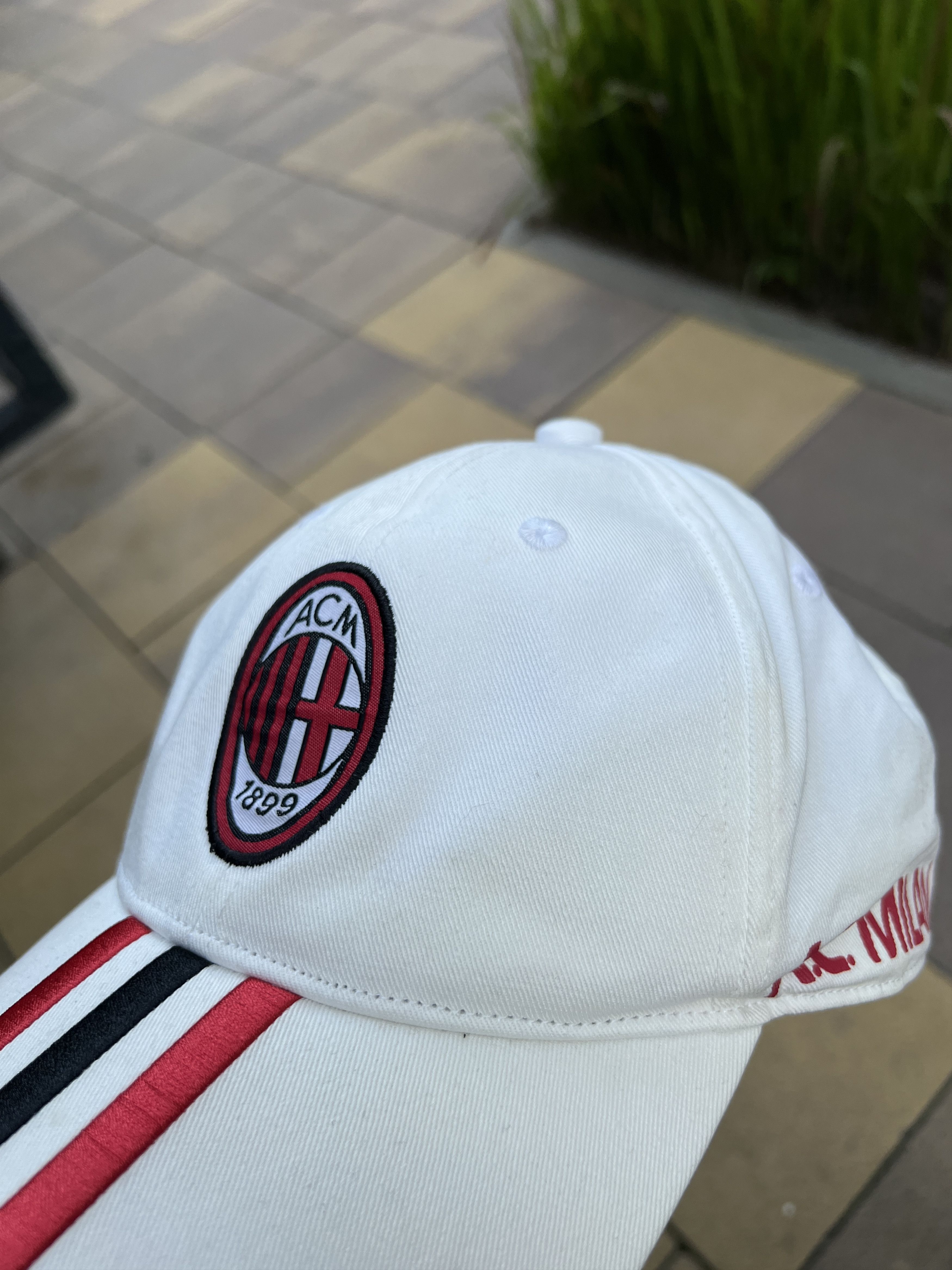 Adidas Vintage 2012 Adidas ACM Milan Soccer Football Cap Size ONE SIZE - 4 Thumbnail