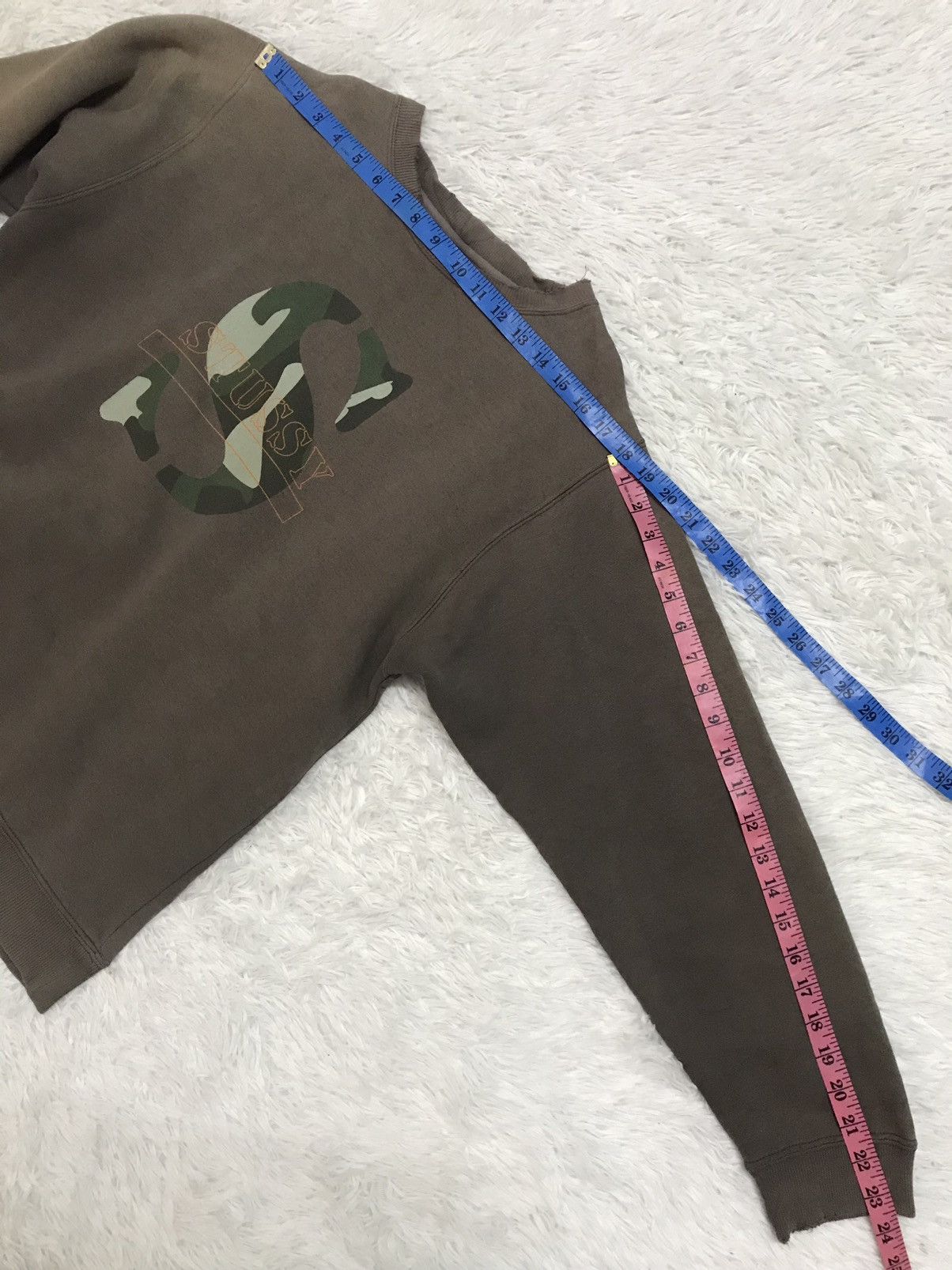 Stussy Vtg Sun Faded Stussy S Camo Sweatshirt Size US S / EU 44-46 / 1 - 17 Thumbnail