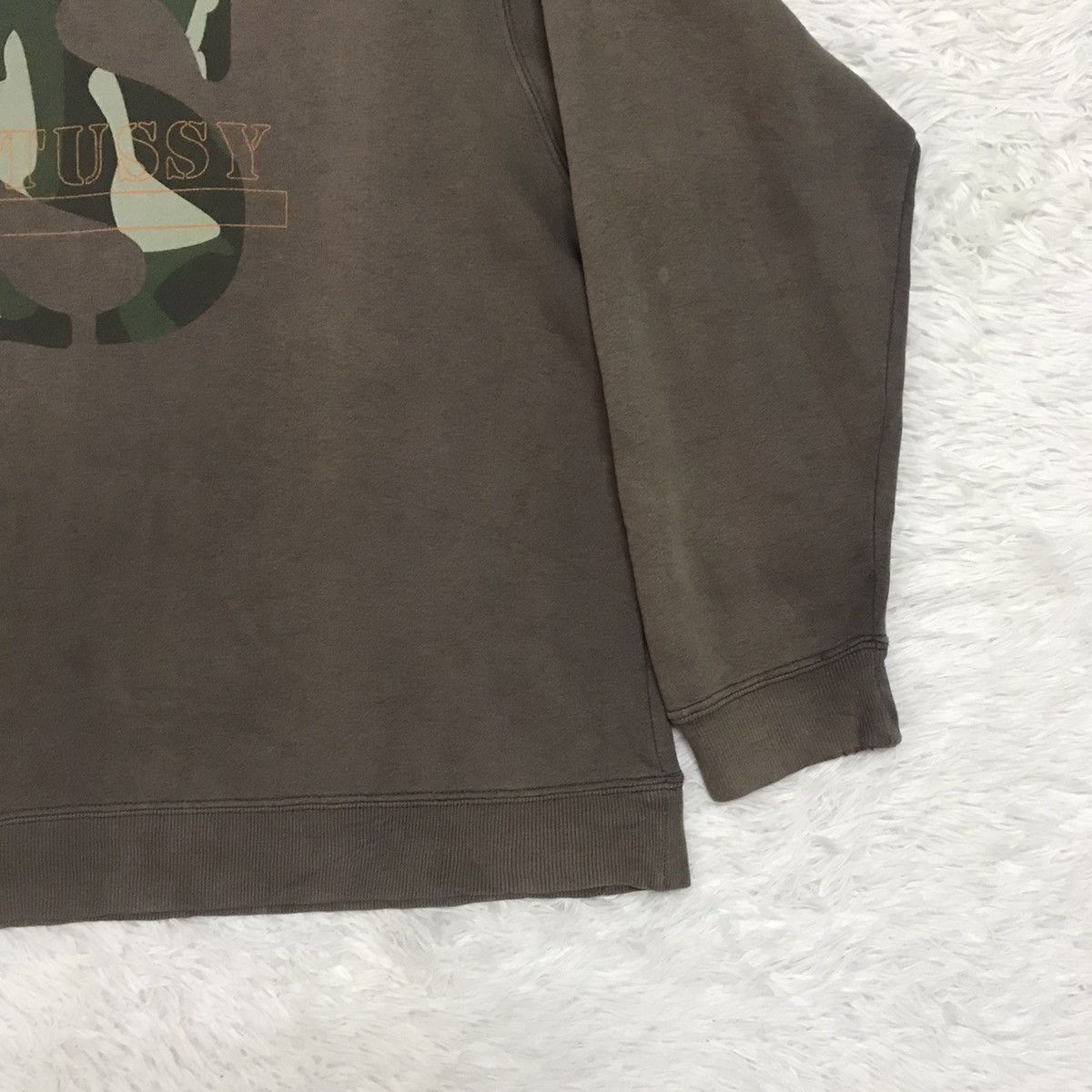 Stussy Vtg Sun Faded Stussy S Camo Sweatshirt Size US S / EU 44-46 / 1 - 4 Thumbnail